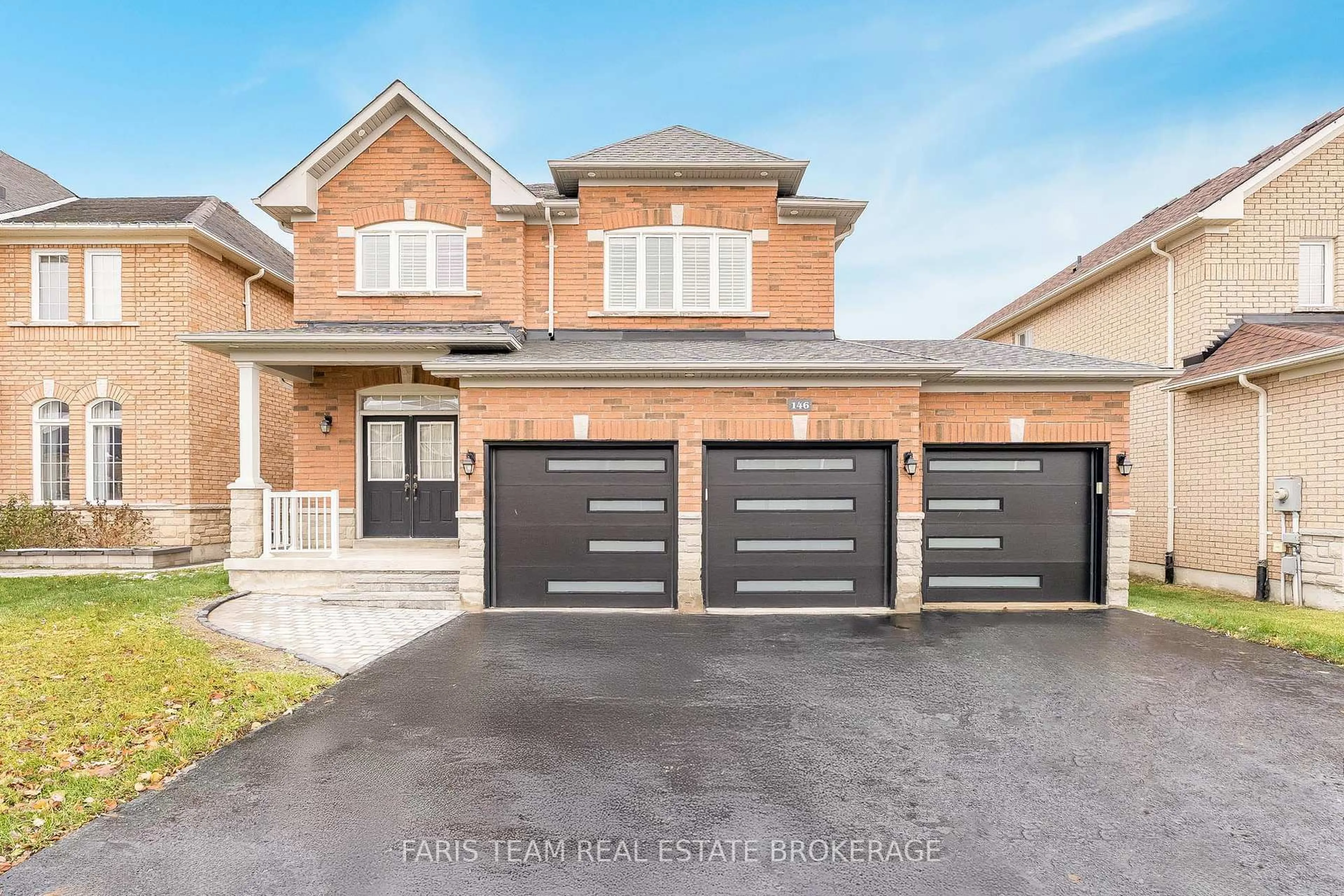Home with brick exterior material, street for 146 Sandringham Dr, Barrie Ontario L4M 0C9