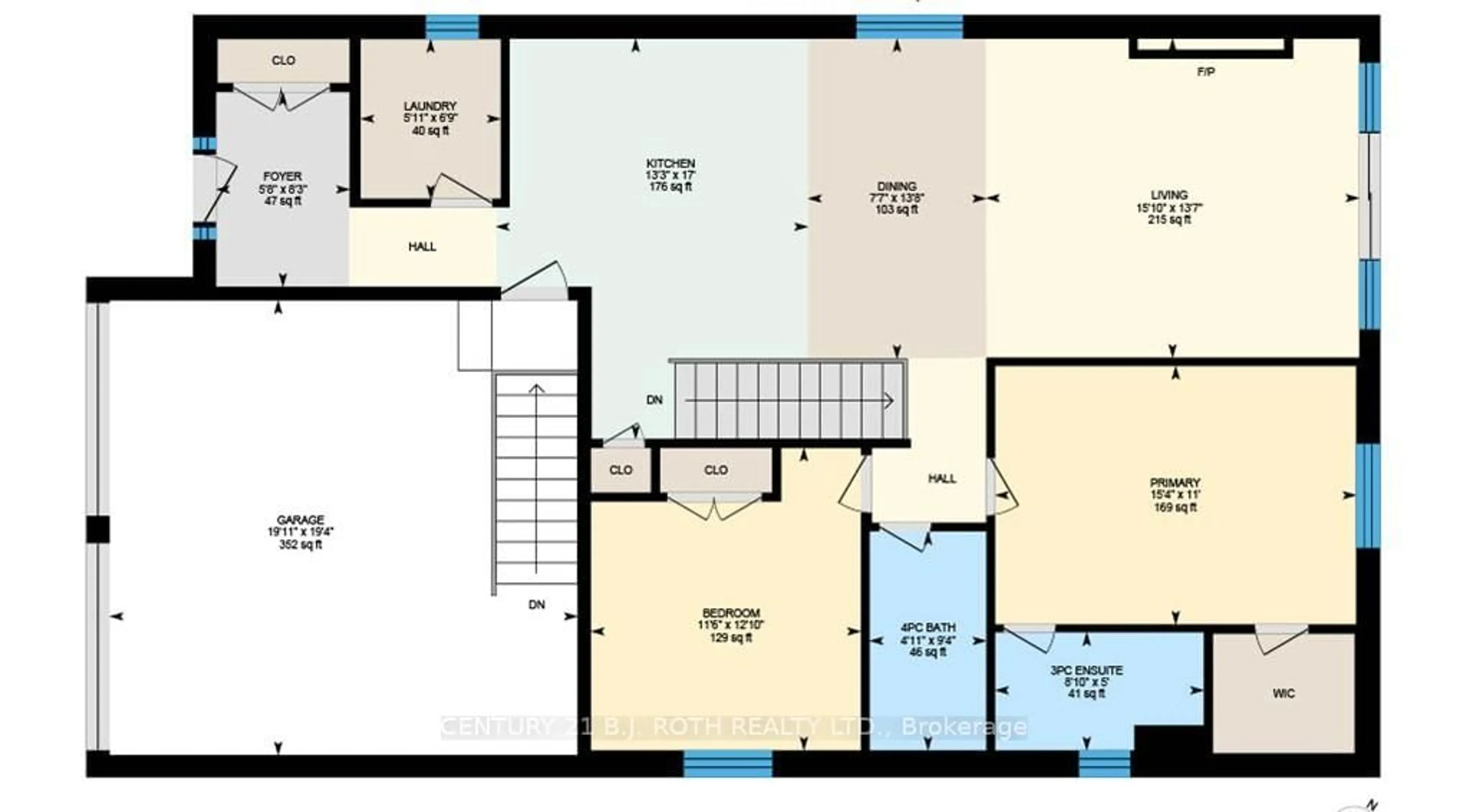 Floor plan for 124 RITCHIE Cres, Springwater Ontario L0L 1P0