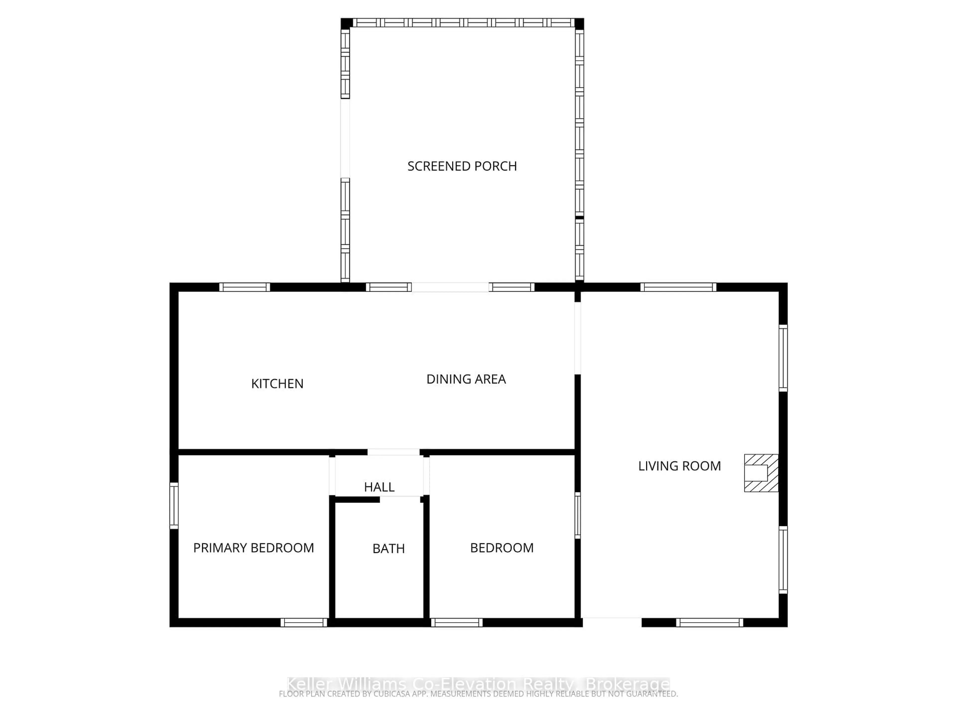 Floor plan for 33 Gloucester Grve, Tay Ontario L0K 1R0