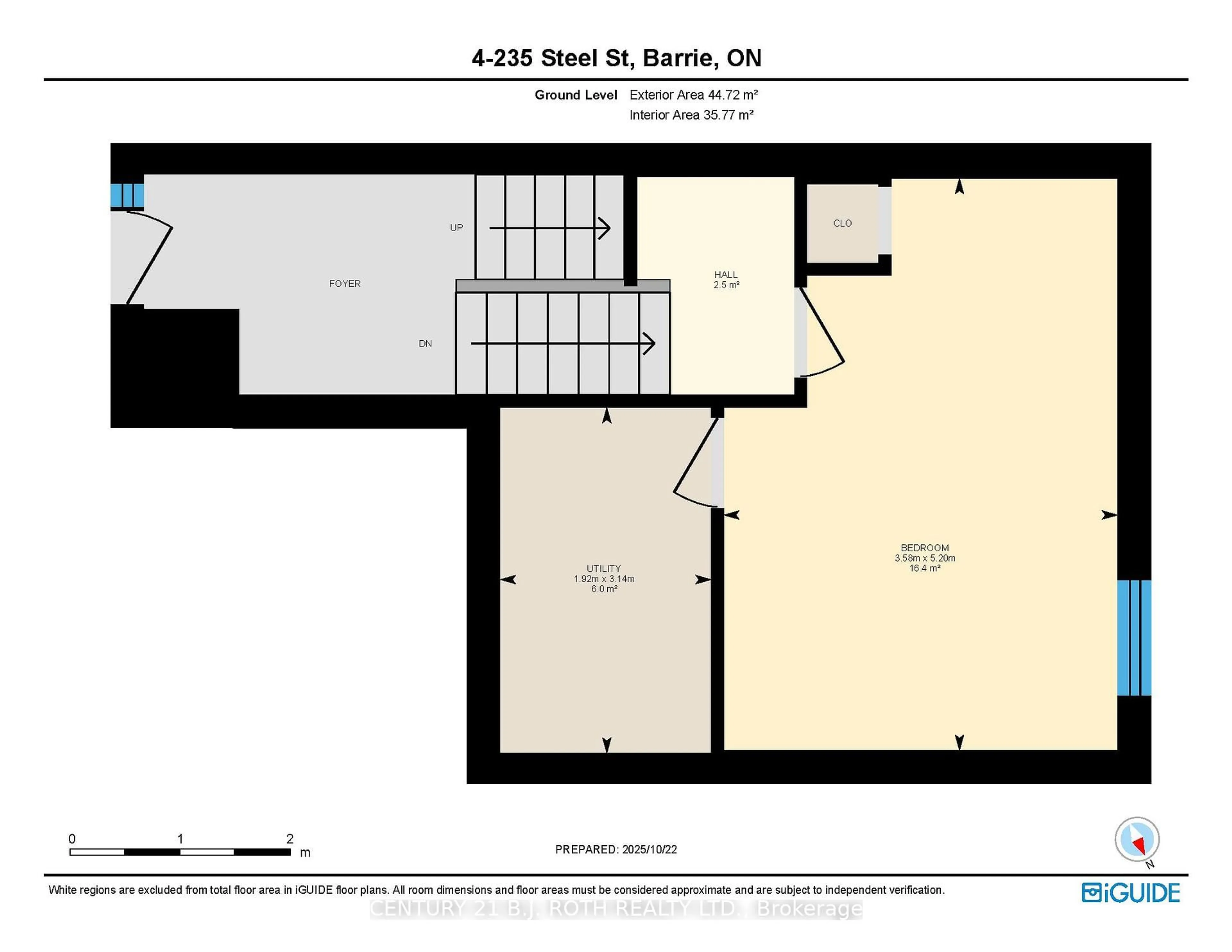 Floor plan for 235 Steel St #4, Barrie Ontario L4M 2H1