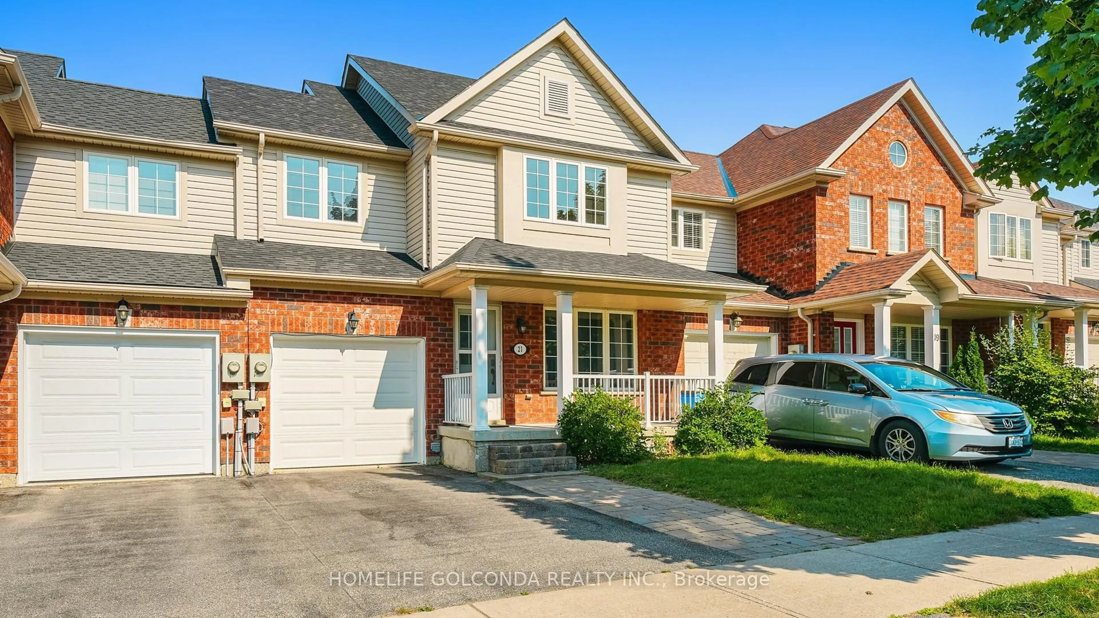 Home with brick exterior material, street for 21 Bentley Cres, Barrie Ontario L4N 0Z1