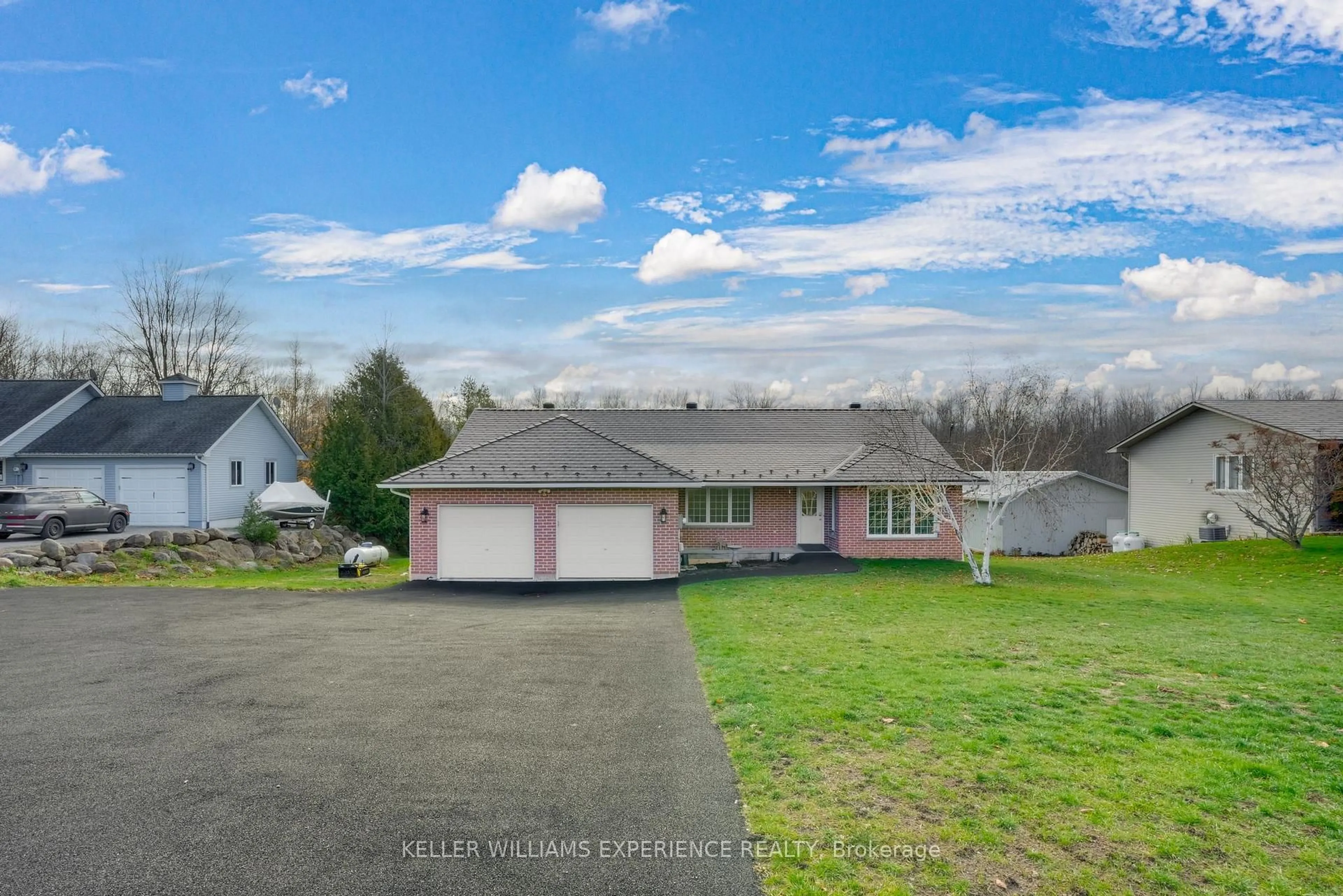 A pic from outside/outdoor area/front of a property/back of a property/a pic from drone, water/lake/river/ocean view for 107 Simcoe Rd, Ramara Ontario L0K 1B0