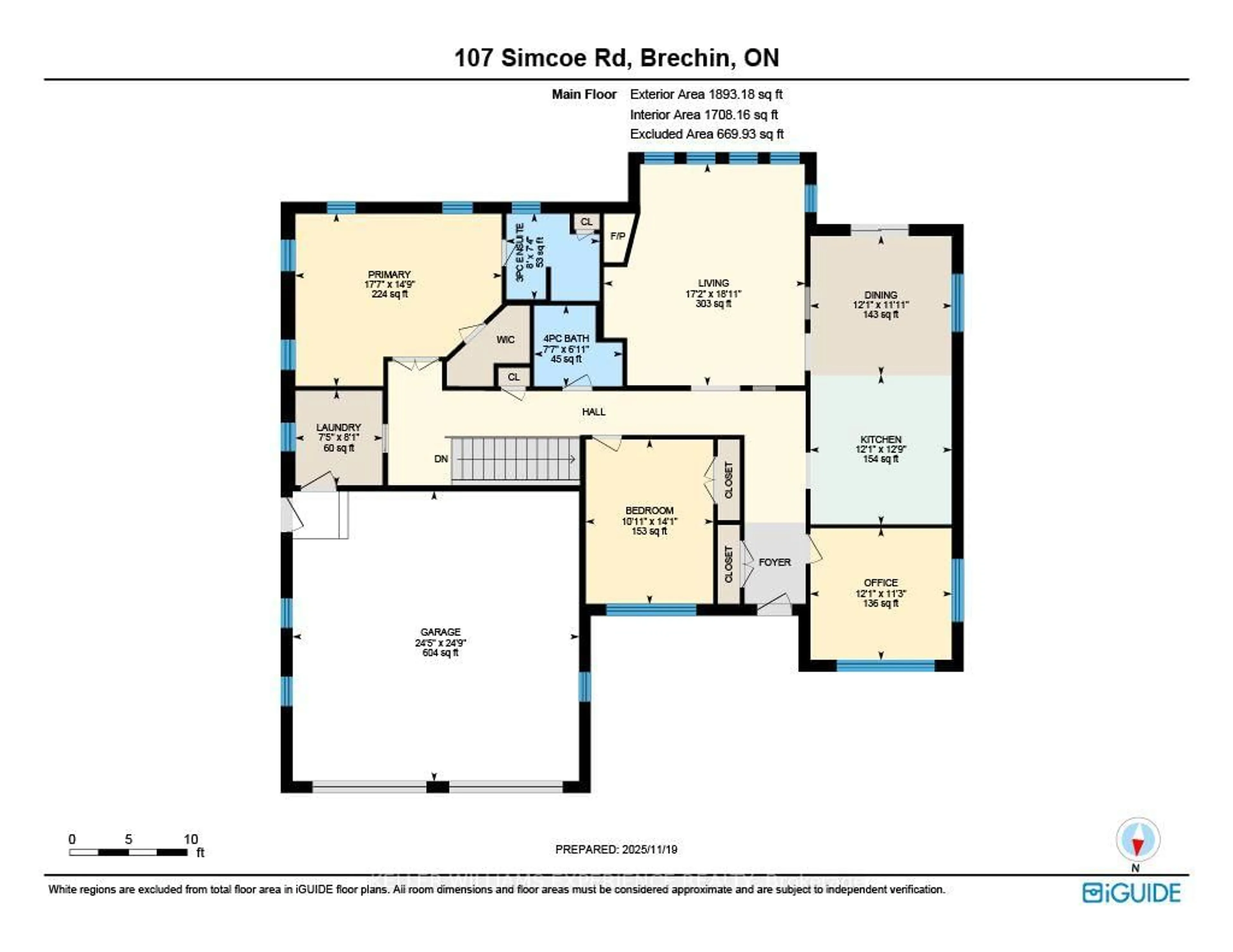 Floor plan for 107 Simcoe Rd, Ramara Ontario L0K 1B0