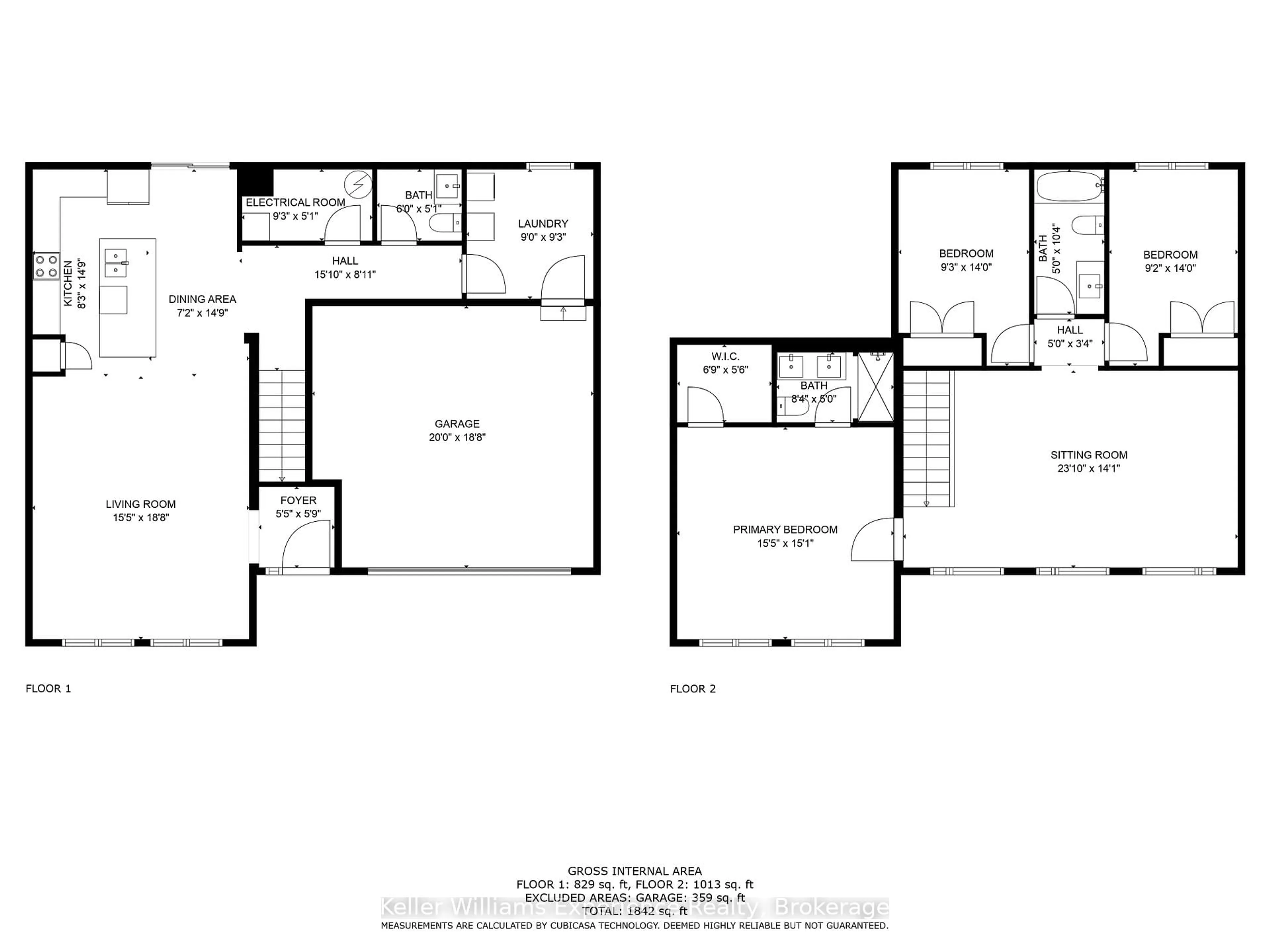 Floor plan for 159 Cedar Island Rd, Orillia Ontario L3V 1S9