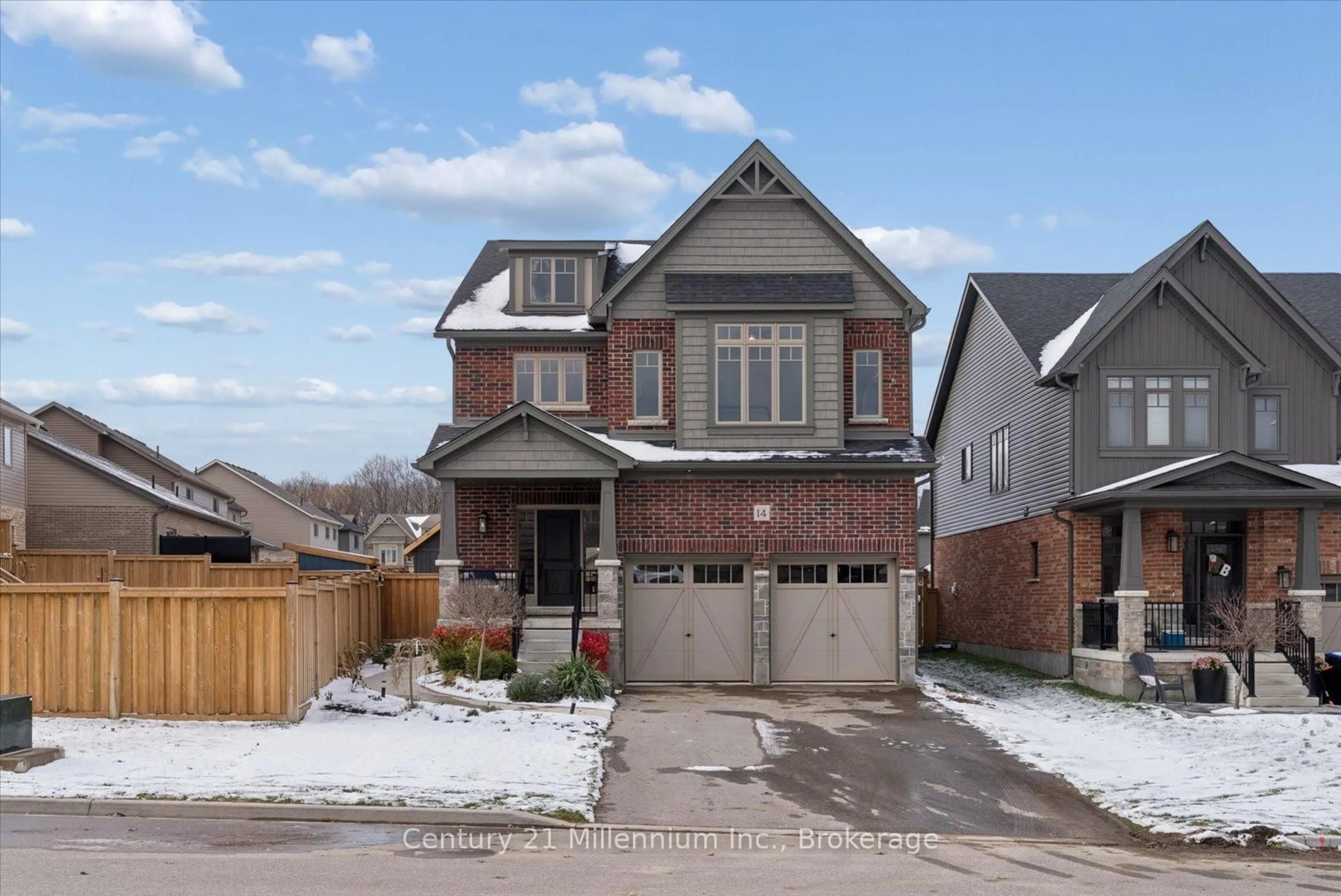 Home with brick exterior material, street for 14 Spencer St, Collingwood Ontario L9Y 3B7