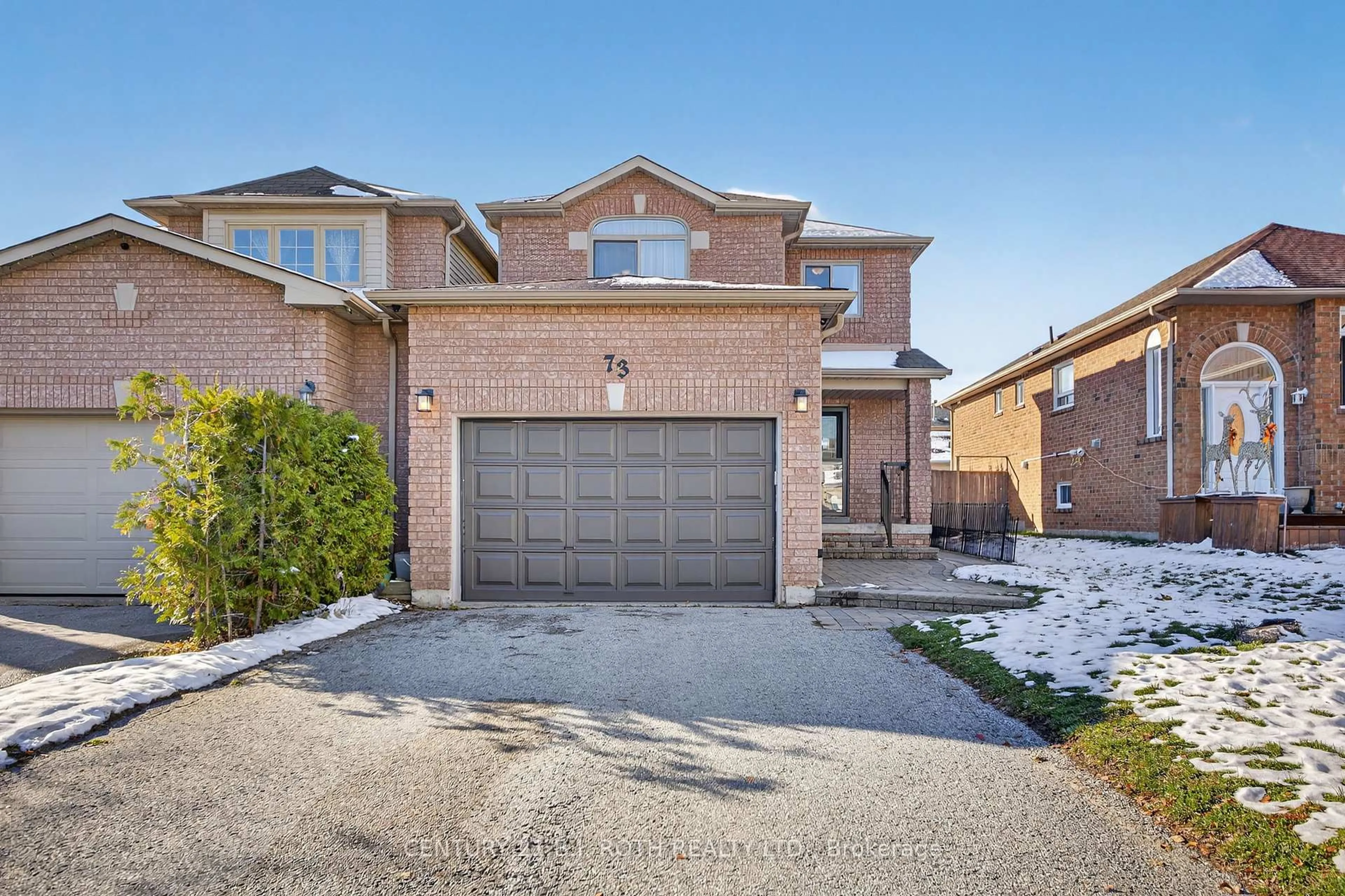 Home with brick exterior material, street for 73 Rundle Cres, Barrie Ontario L4N 8E6