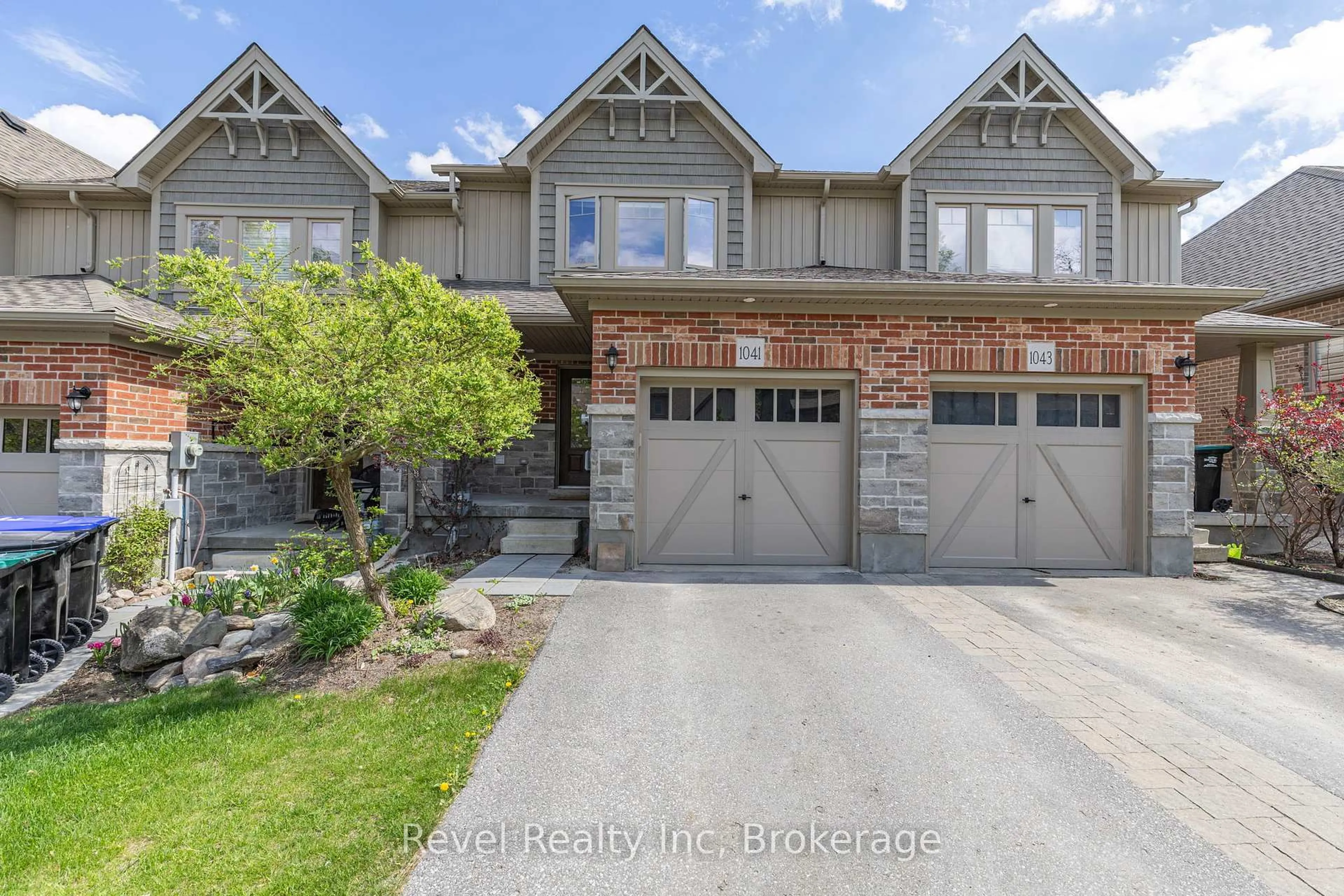 Home with brick exterior material, street for 1041 Cook Dr, Midland Ontario L4R 0E4