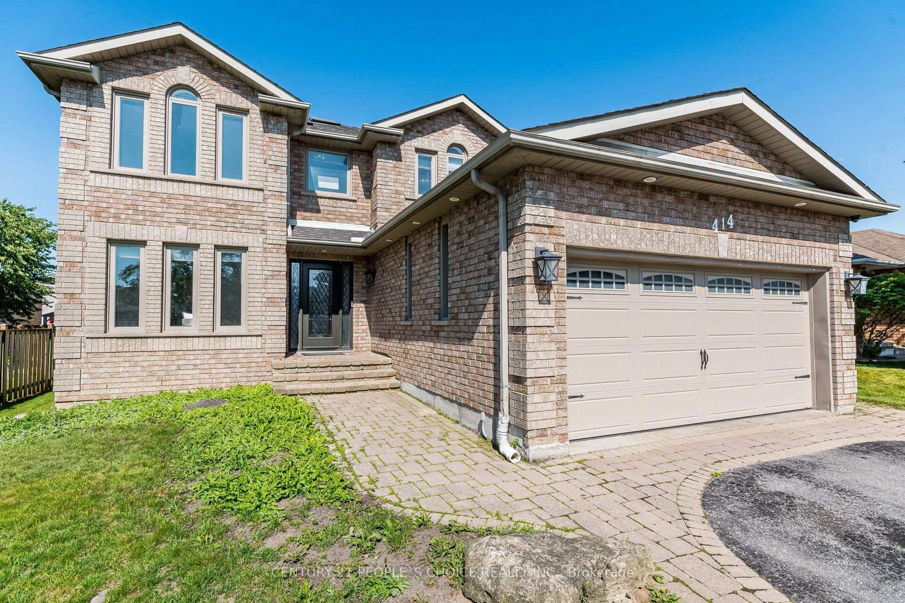 Home with brick exterior material, street for 414 Cundles Rd, Barrie Ontario L4N 7C2