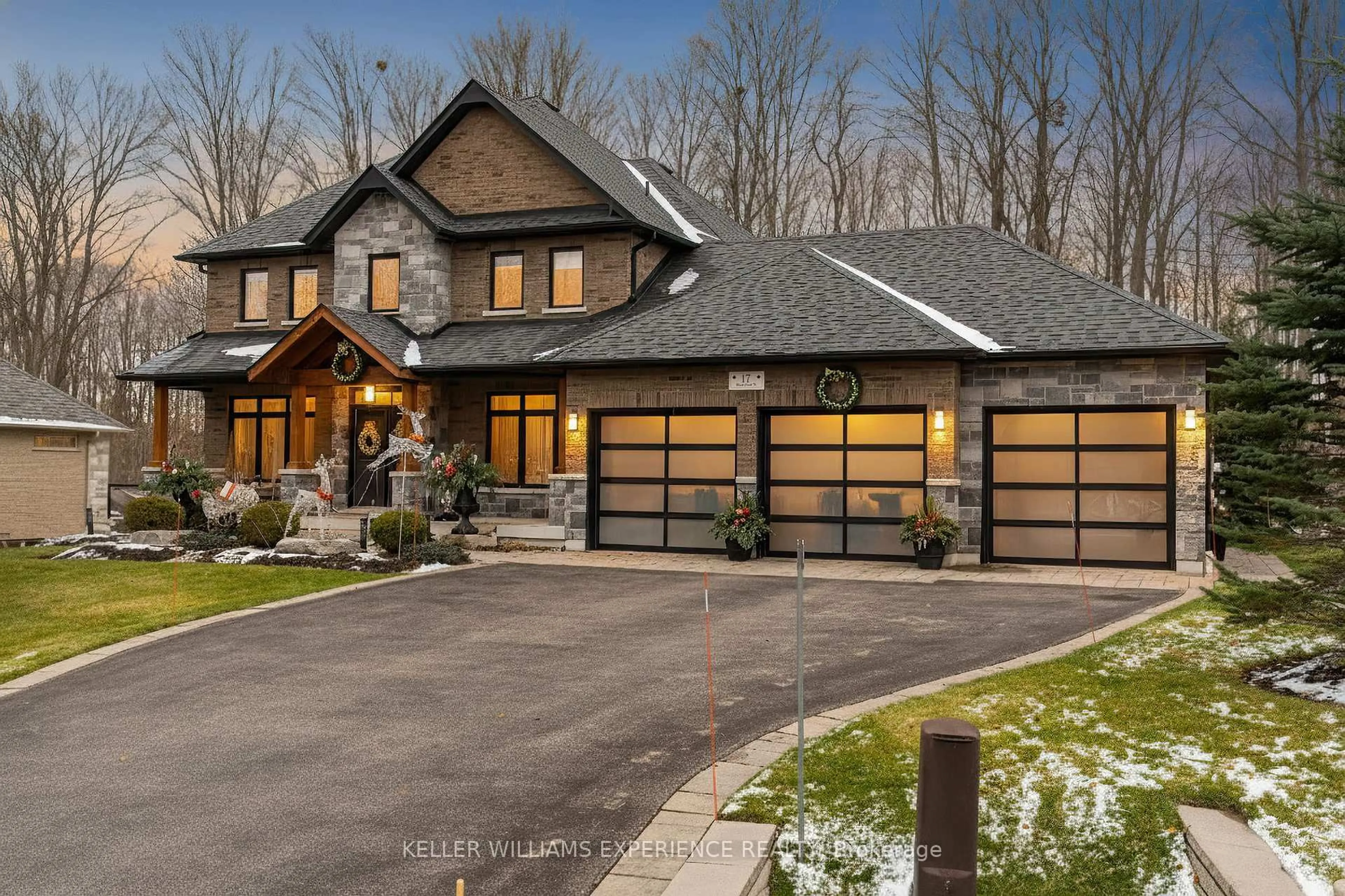 Home with brick exterior material, street for 17 Black Creek Tr, Springwater Ontario L9X 0J2