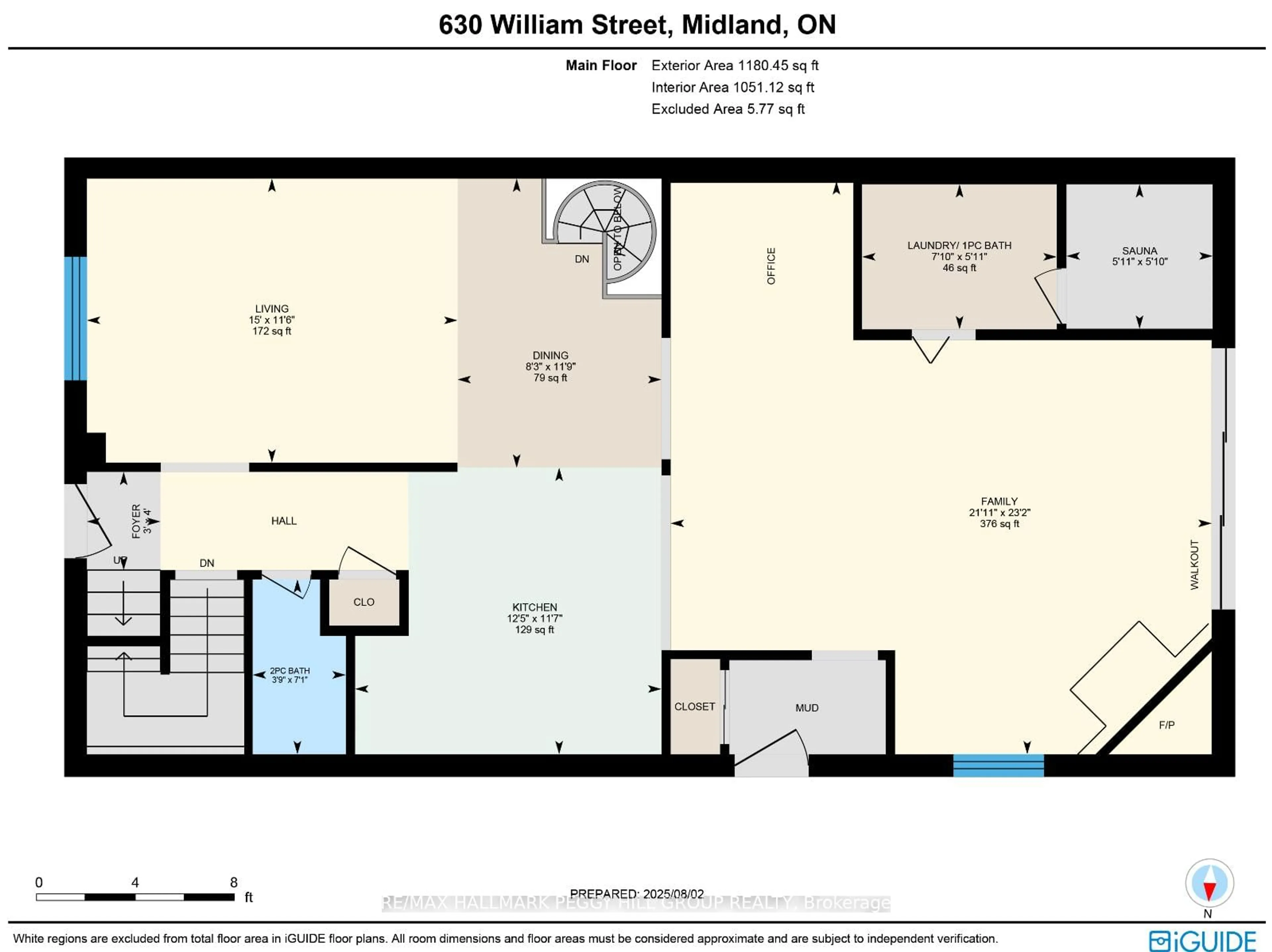 Floor plan for 630 William St, Midland Ontario L4R 2T3