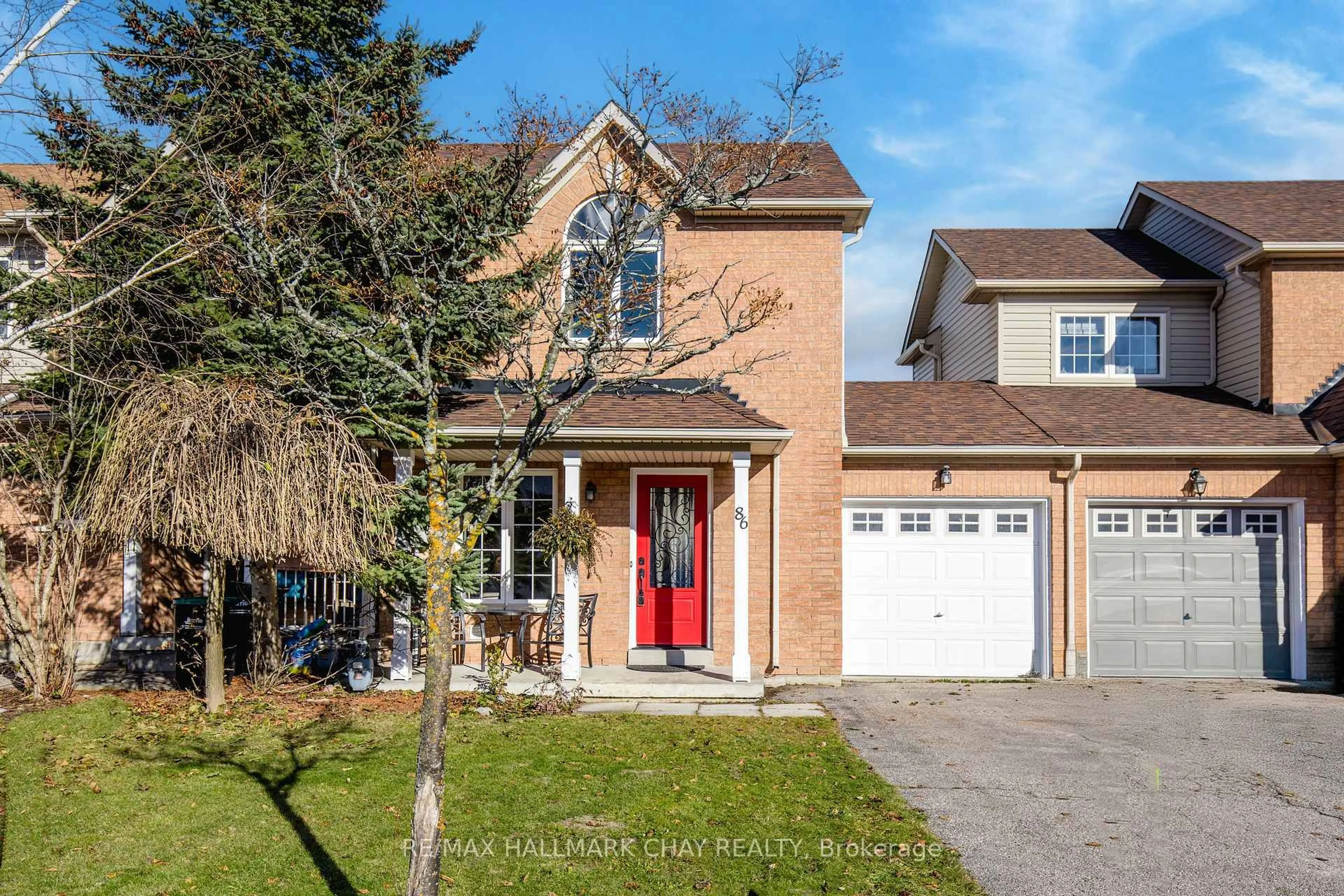 Home with brick exterior material, street for 86 Trevino Circ, Barrie Ontario L4M 6T8