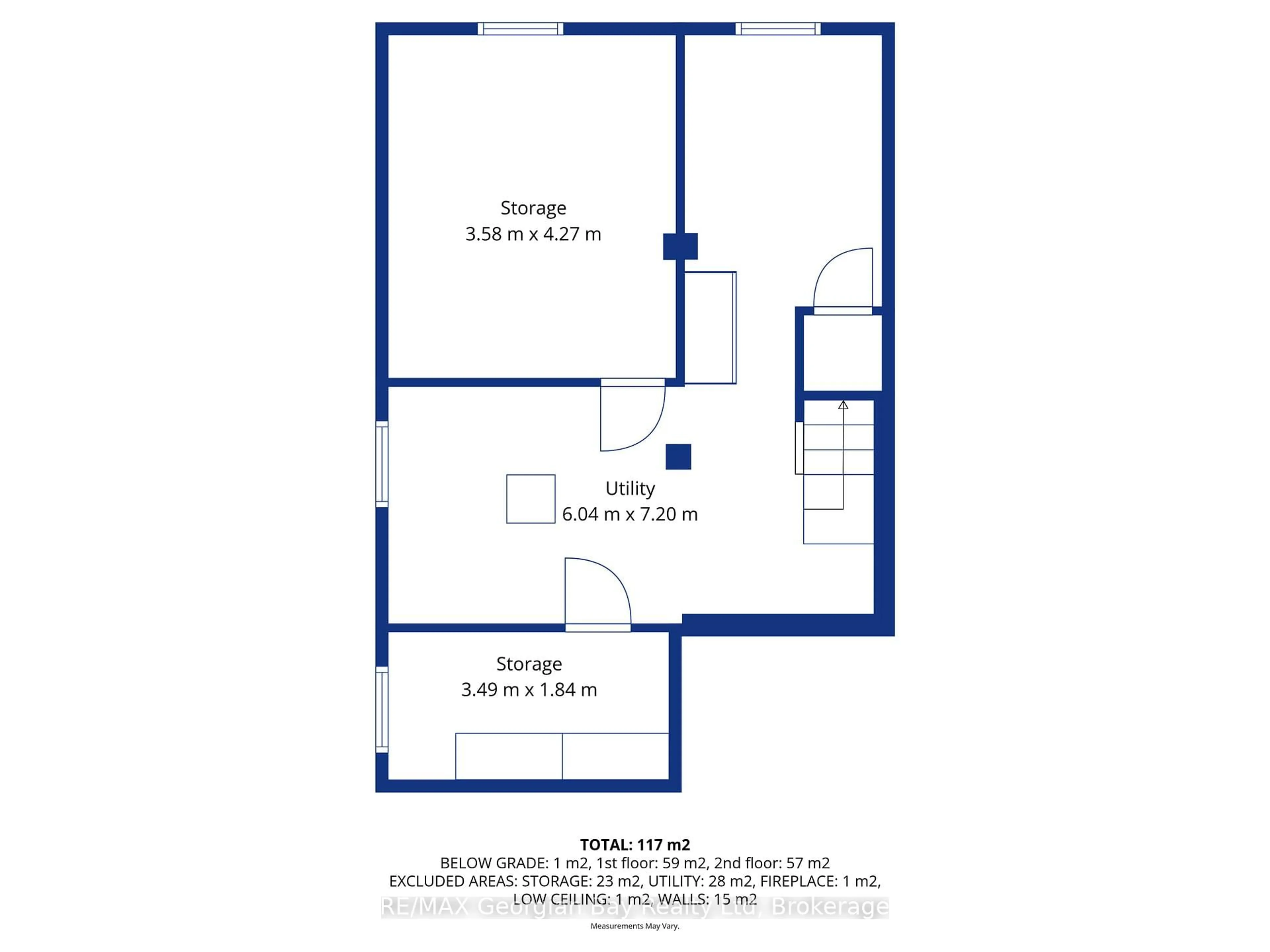 Floor plan for 344 MANLY St, Midland Ontario L4R 3C9