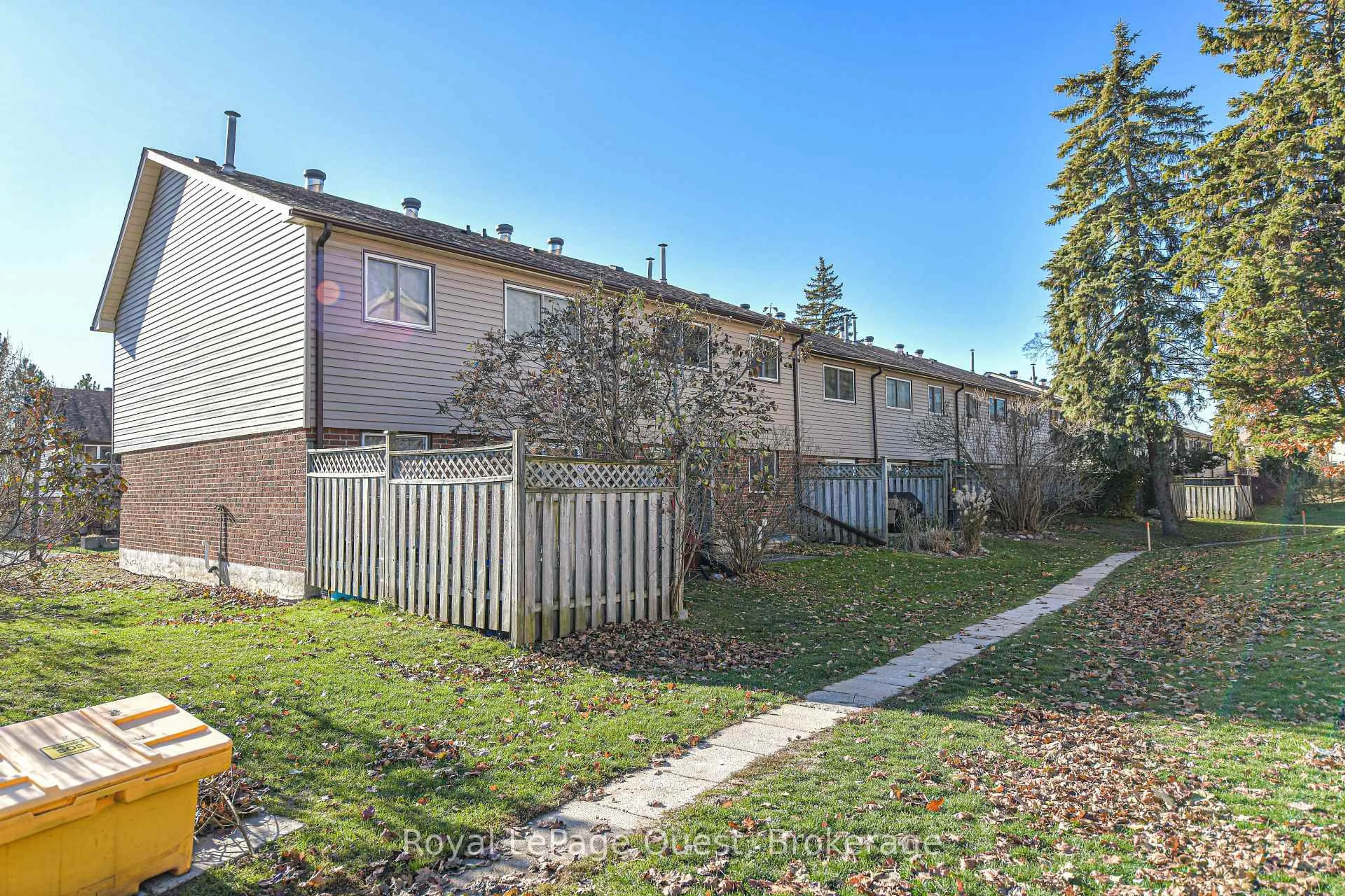 A pic from outside/outdoor area/front of a property/back of a property/a pic from drone, street for 441 Barrie Rd #76, Orillia Ontario L3V 6T9