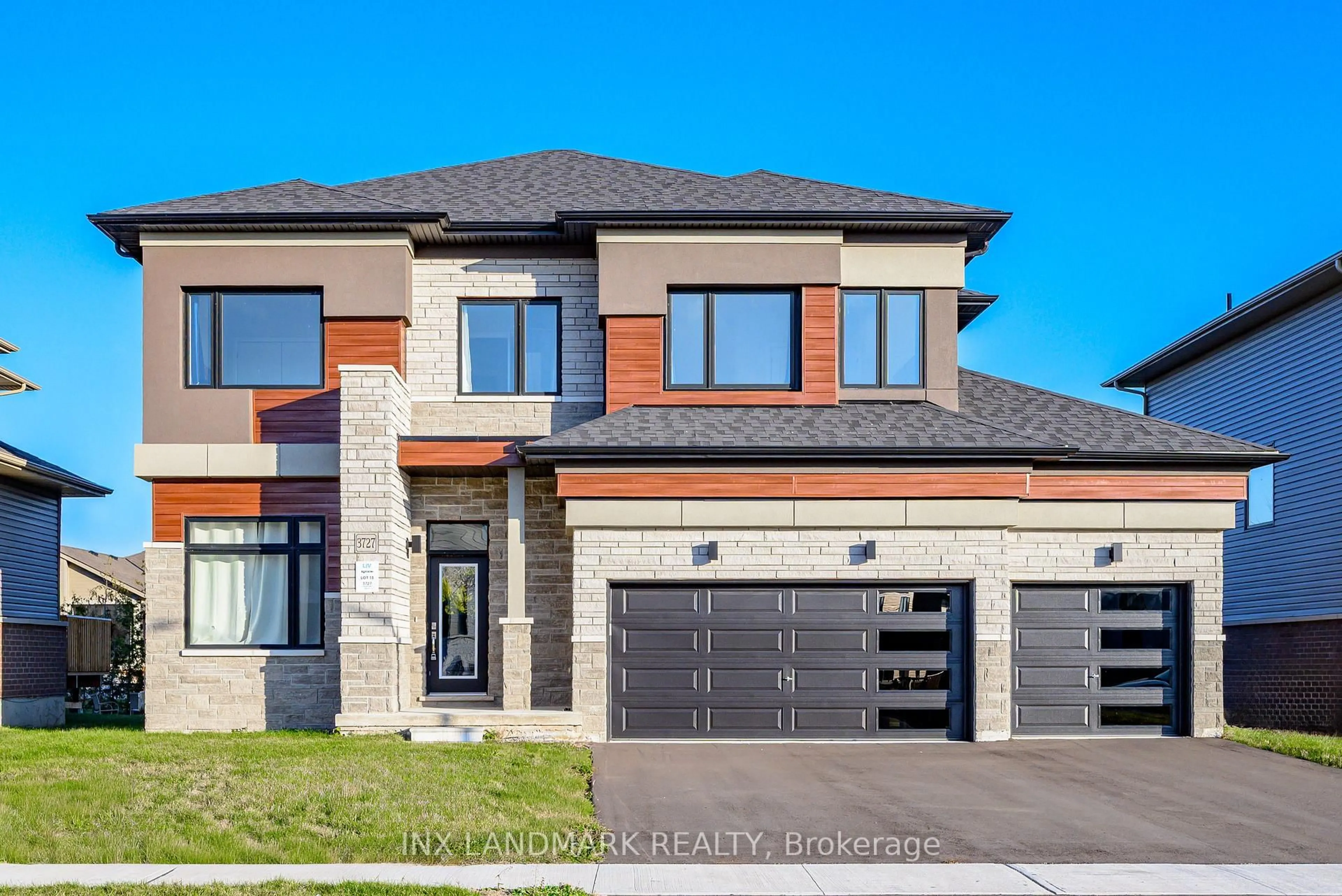 Home with brick exterior material, street for 3727 Lakepoint Dr, Severn Ontario L3V 0T9