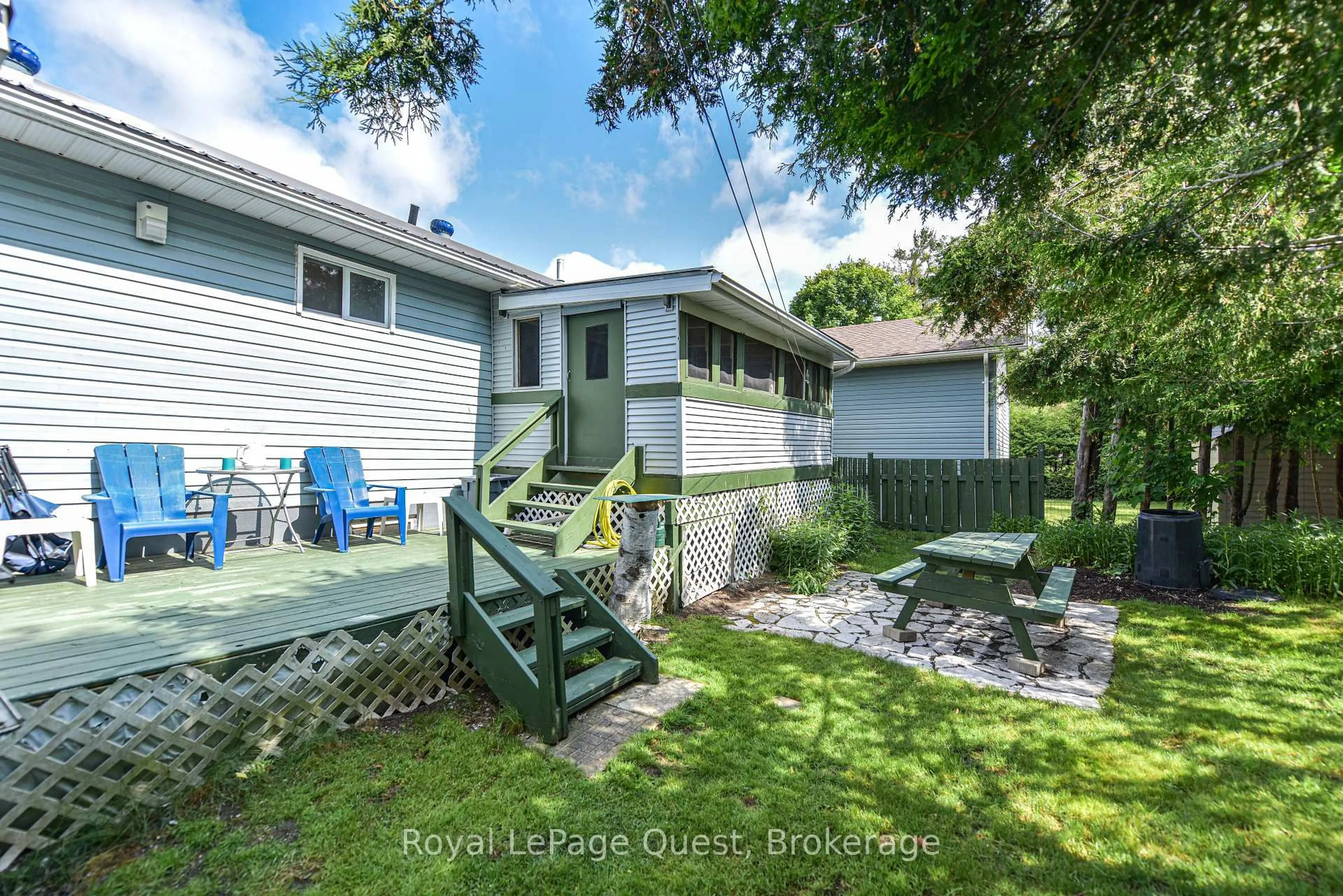 Patio, water/lake/river/ocean view for 9 Dancy Dr, Orillia Ontario L3V 7M1