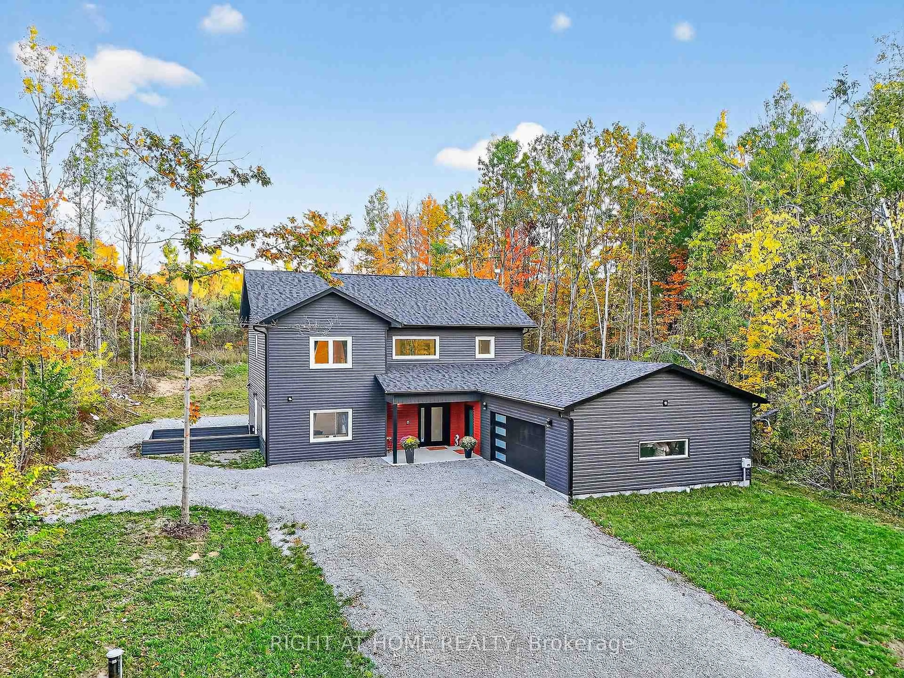 A pic from outside/outdoor area/front of a property/back of a property/a pic from drone, unknown for 6067 Concession Road B-C, Ramara Ontario L0K 1W0