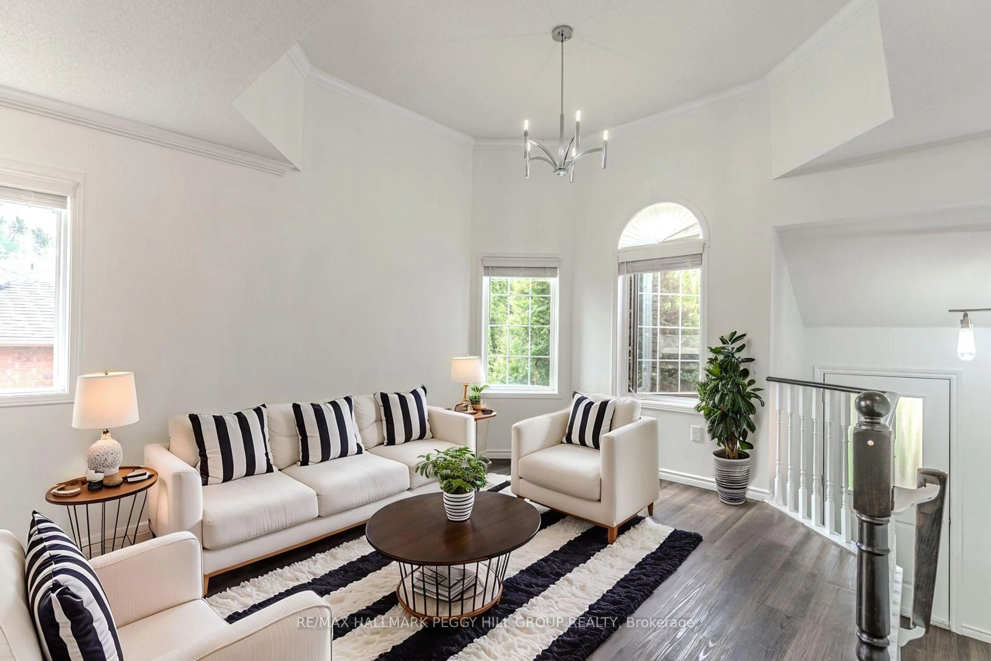 Living room with furniture, unknown for 51 Golden Eagle Way, Barrie Ontario L4M 6P8