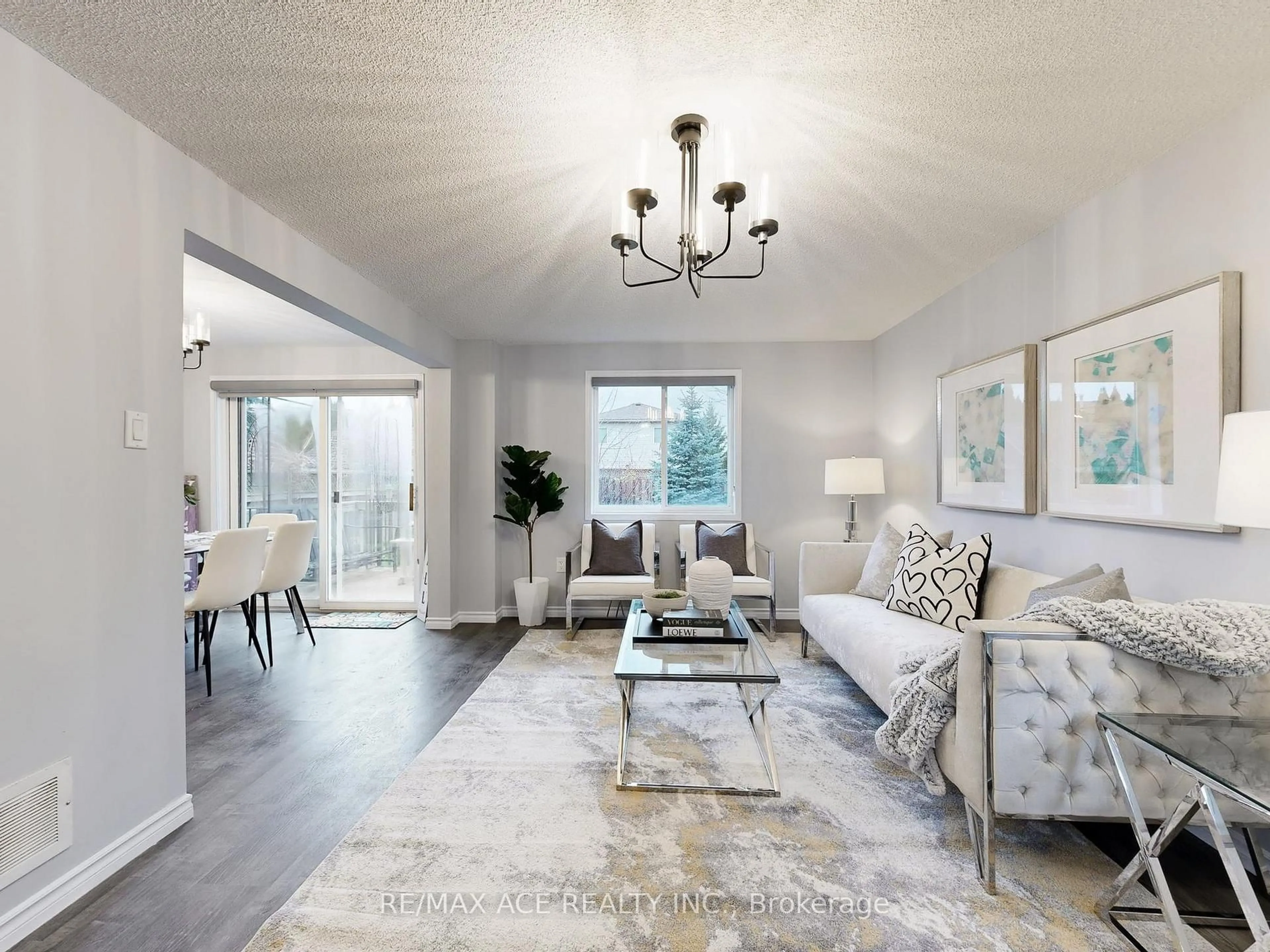 Living room with furniture, unknown for 6 Aconley Crt, Barrie Ontario L4M 7B3