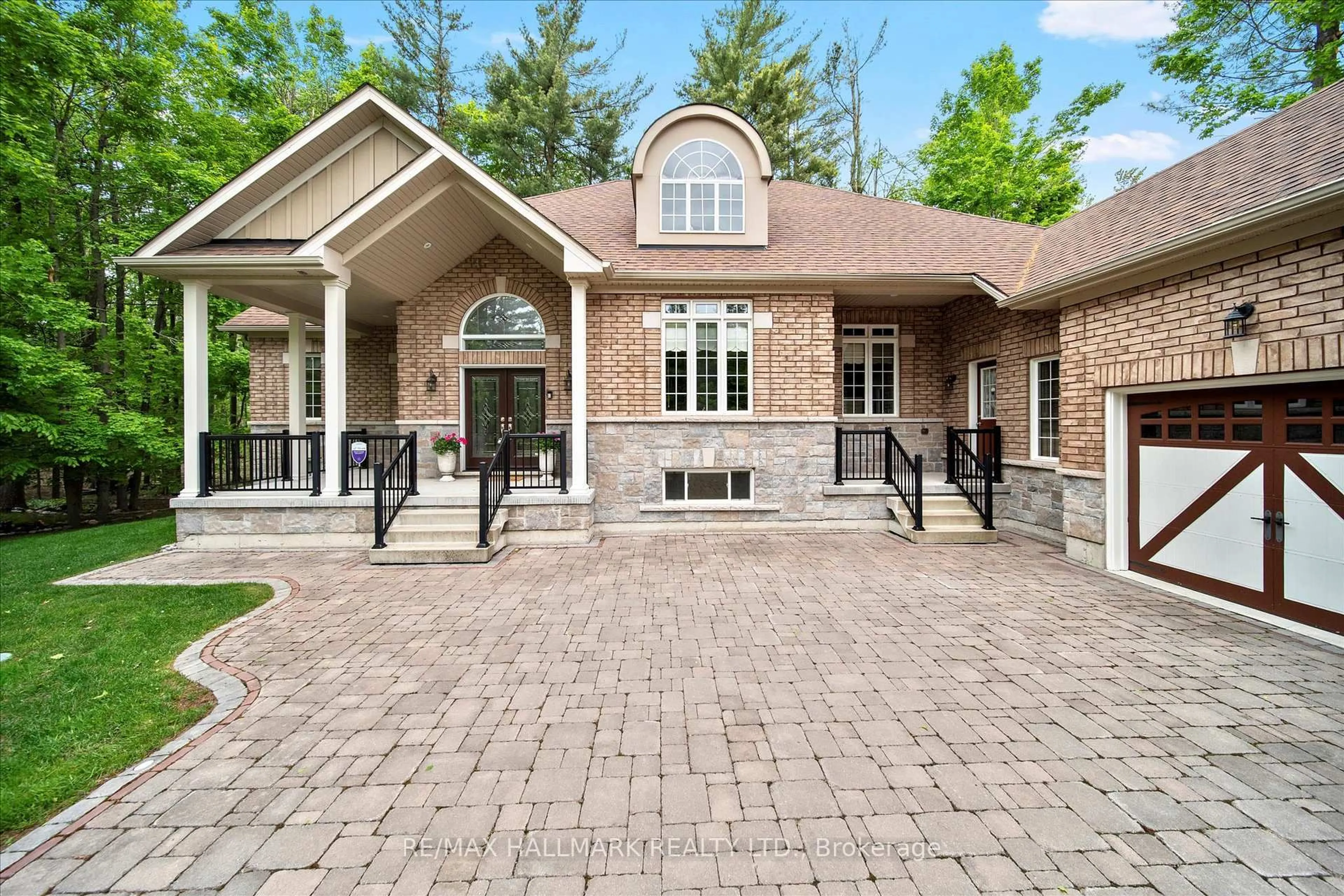 Home with brick exterior material, street for 24 Diamond Valley Dr, Oro-Medonte Ontario L0L 2E0