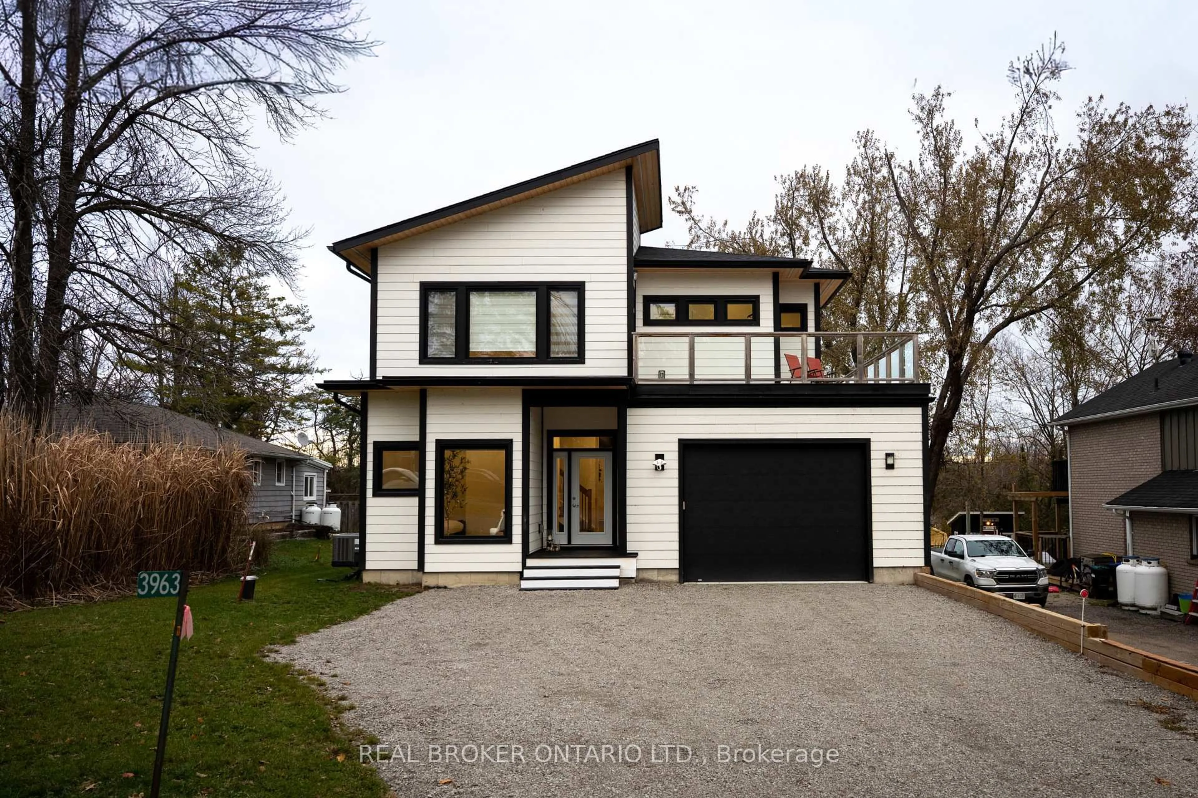 Home with brick exterior material, street for 3963 Hilltop Rd, Ramara Ontario L3V 0S2