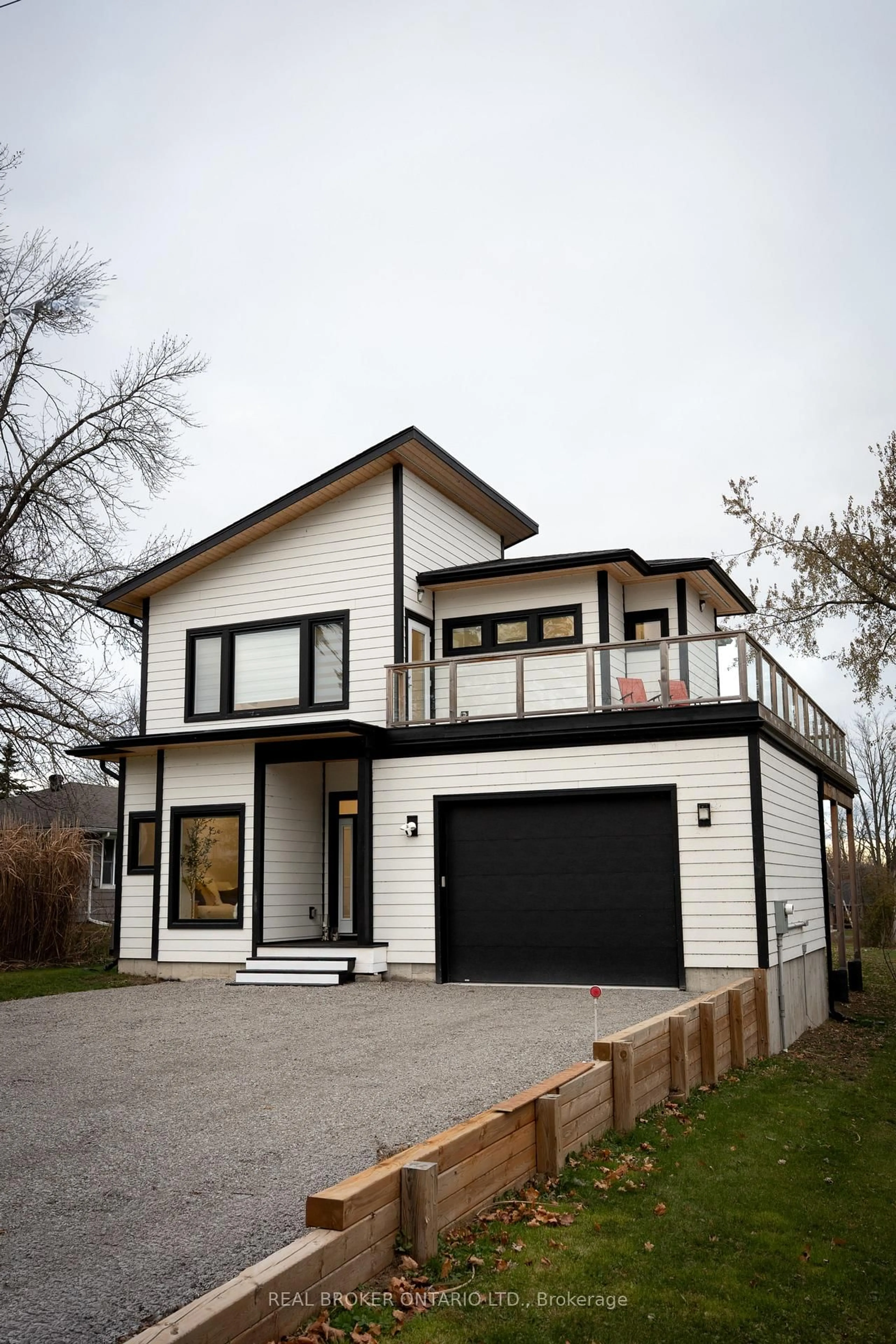 Home with vinyl exterior material, street for 3963 Hilltop Rd, Ramara Ontario L3V 0S2