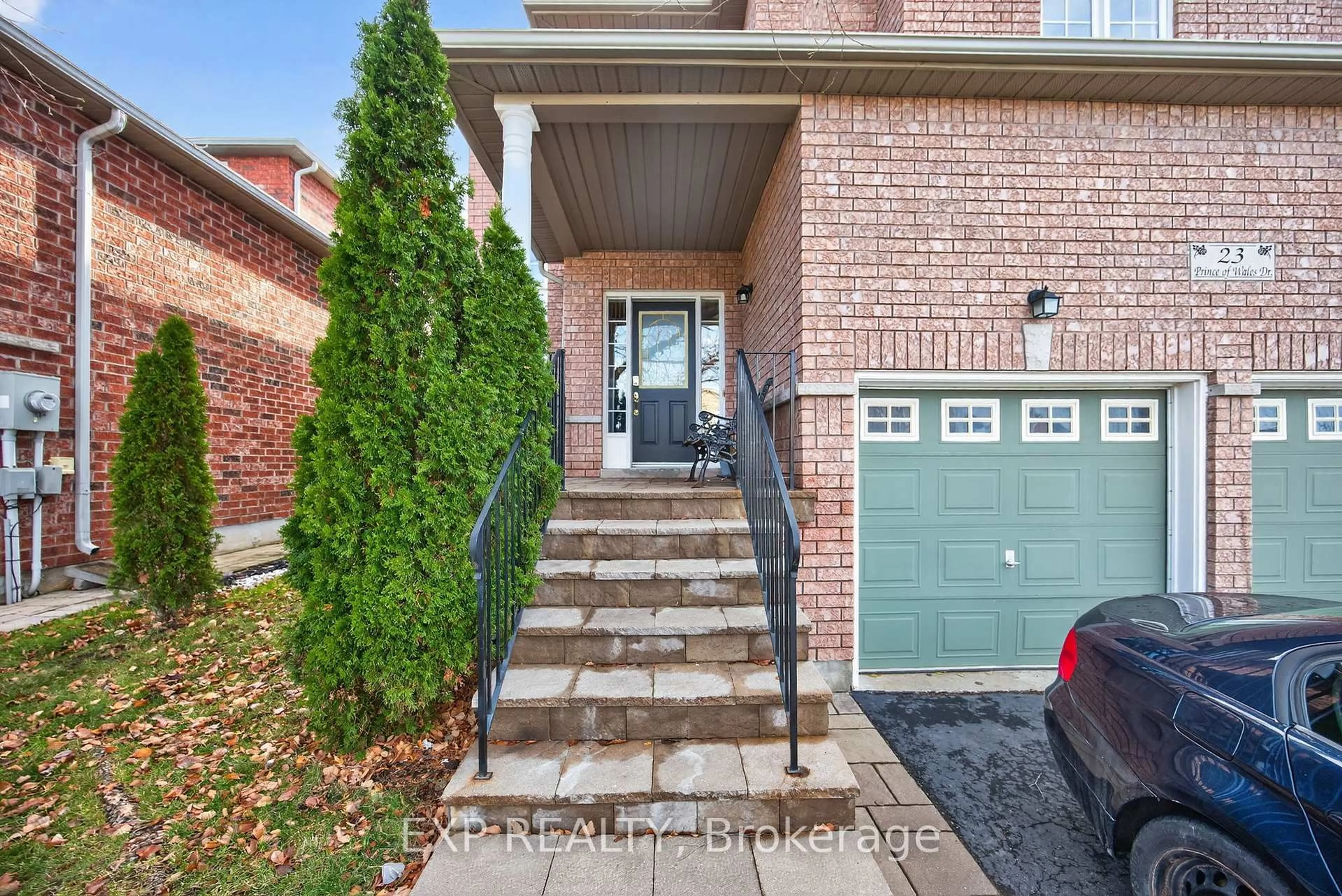 Home with brick exterior material, street for 23 Prince of Wales Dr, Barrie Ontario L4N 0T5