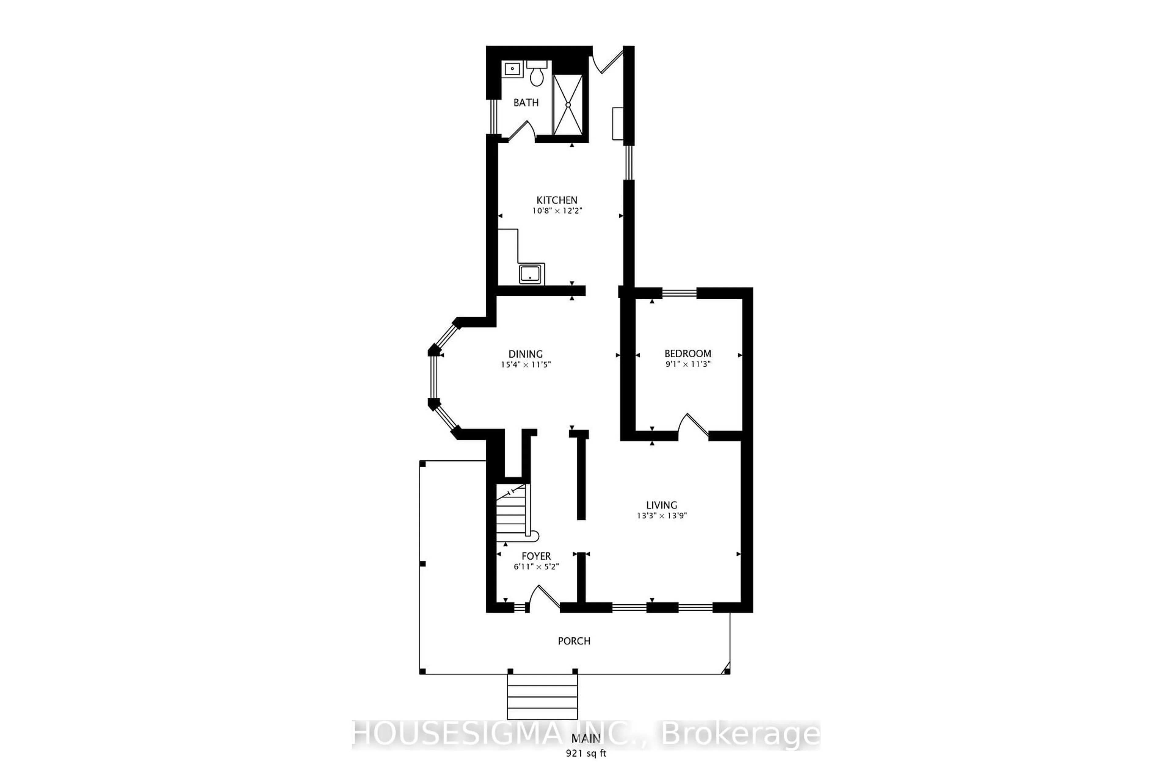 Floor plan for 64 Birch St, Collingwood Ontario L9Y 2V1