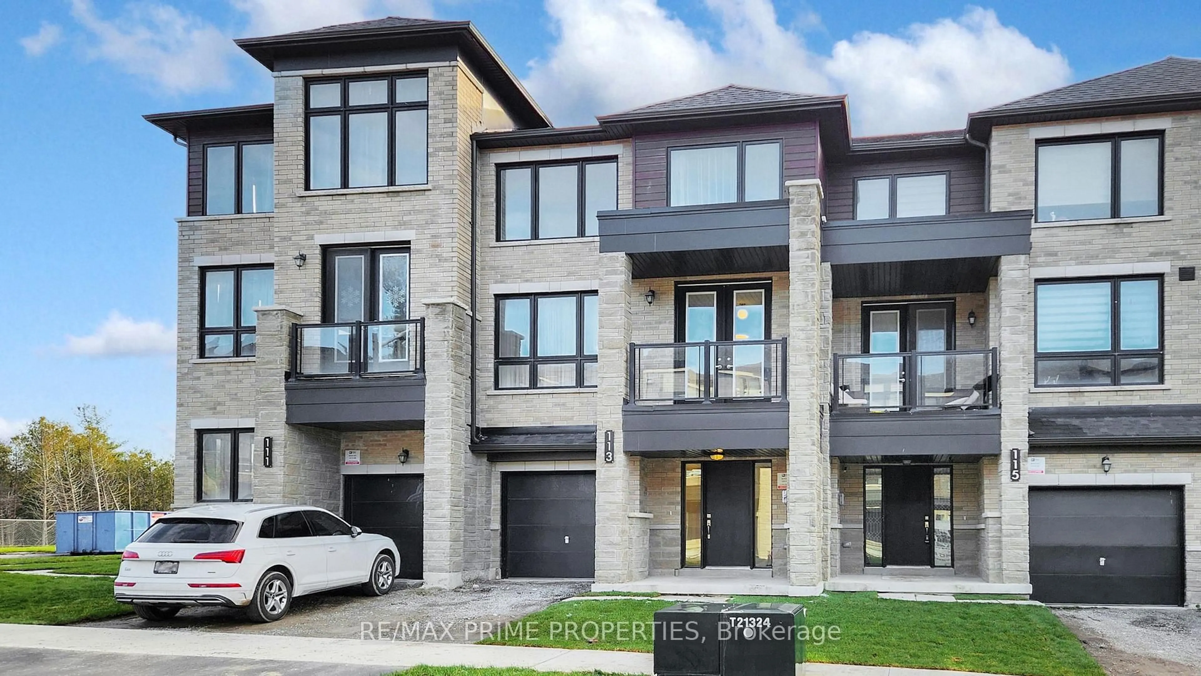 Home with brick exterior material, street for 113 Blue Forest Cres, Barrie Ontario L9J 0N7
