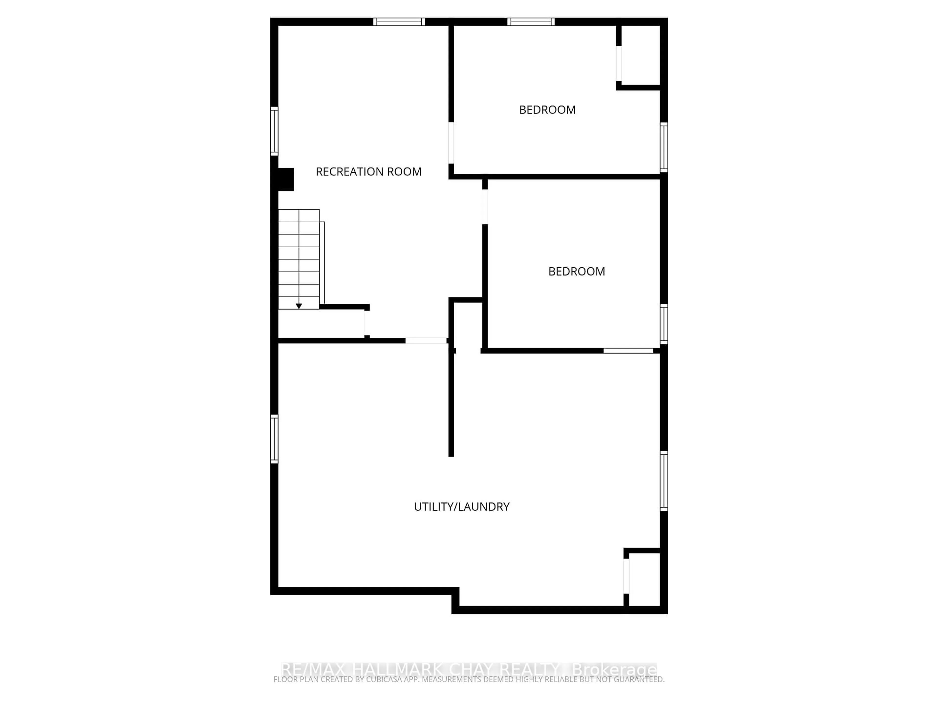 Floor plan for 97 Napier St, Barrie Ontario L4M 1W6