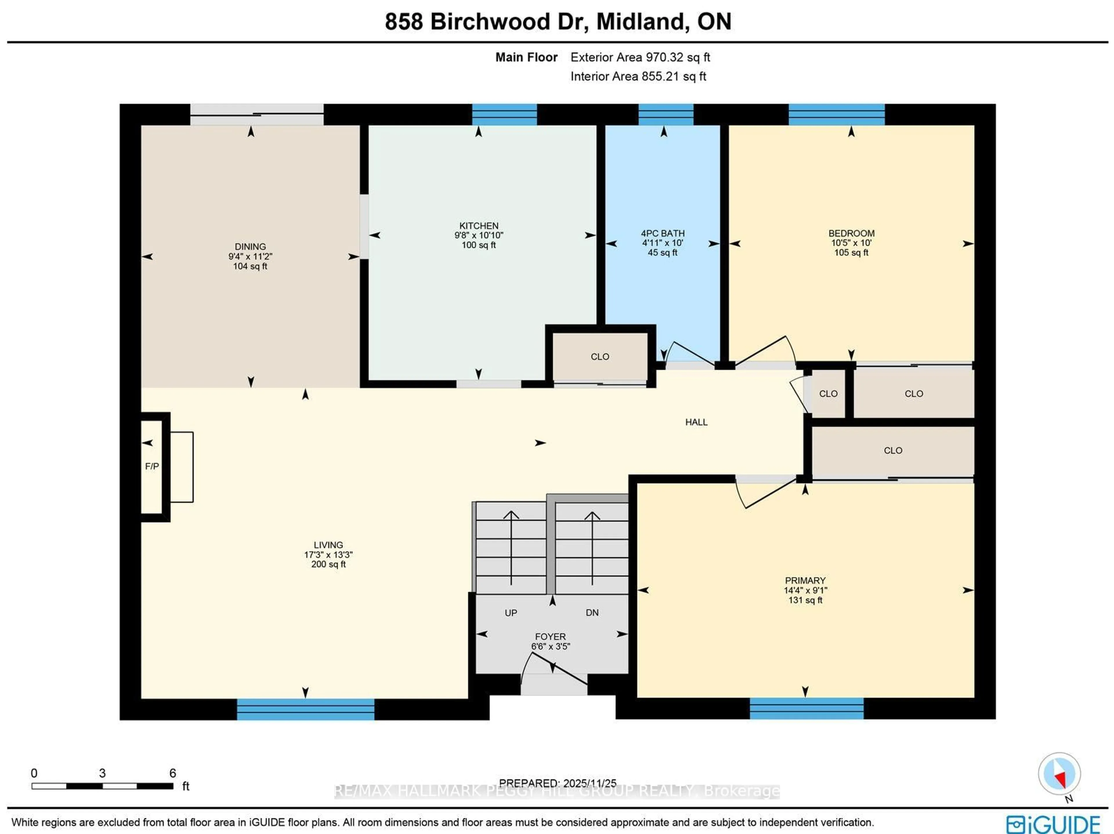 Floor plan for 858 Birchwood Dr, Midland Ontario L4R 4Y2