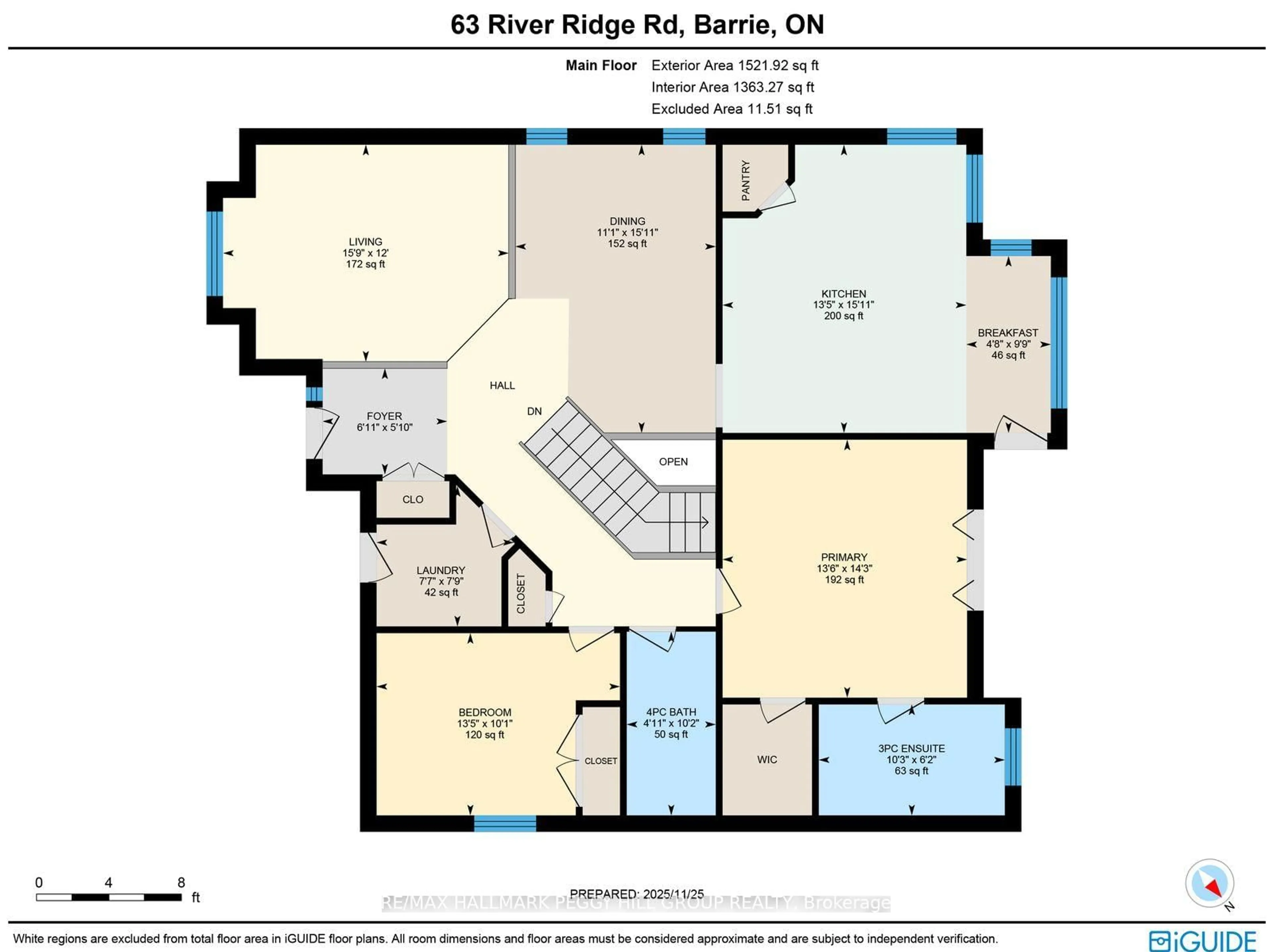 Floor plan for 63 River Ridge Rd, Barrie Ontario L4N 7E8