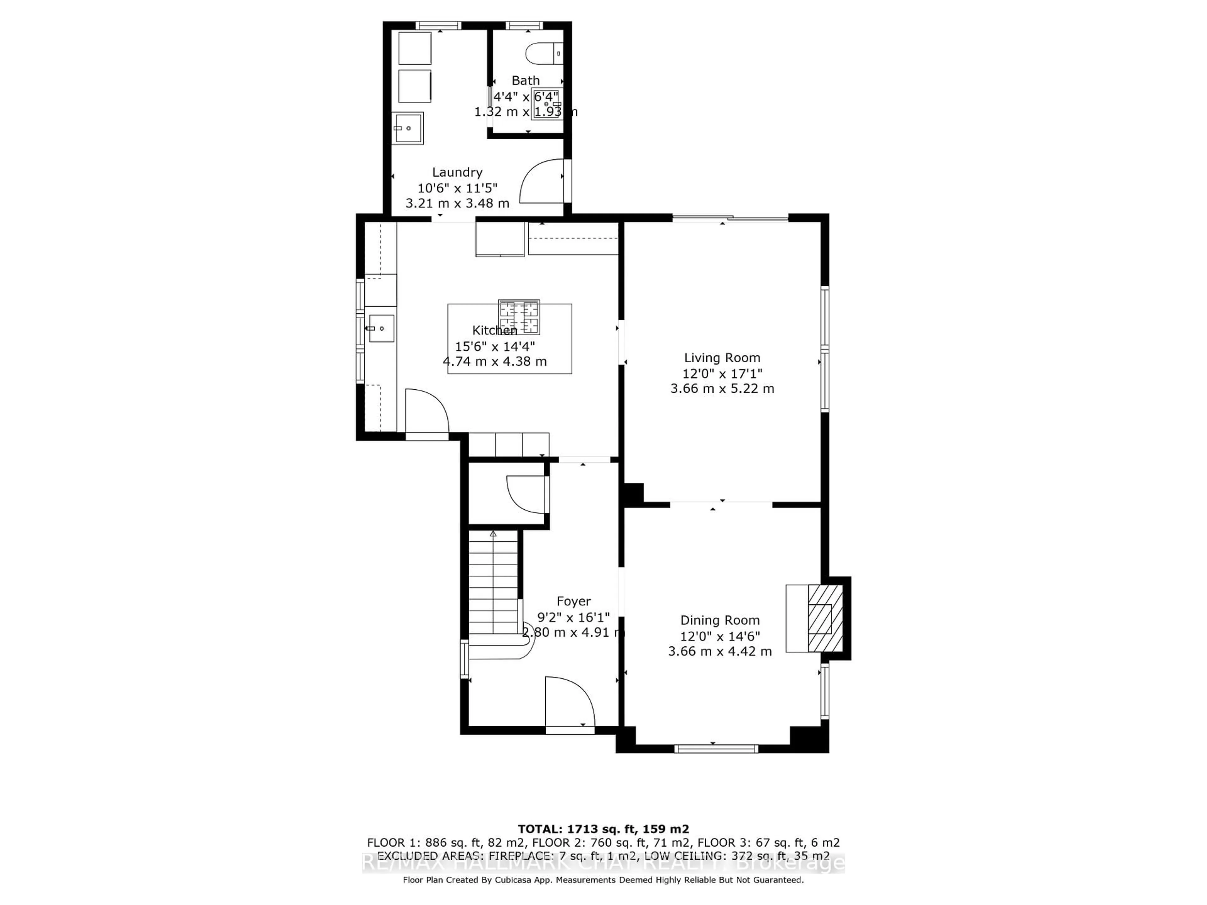 Floor plan for 25 William St, Barrie Ontario L4N 3J4