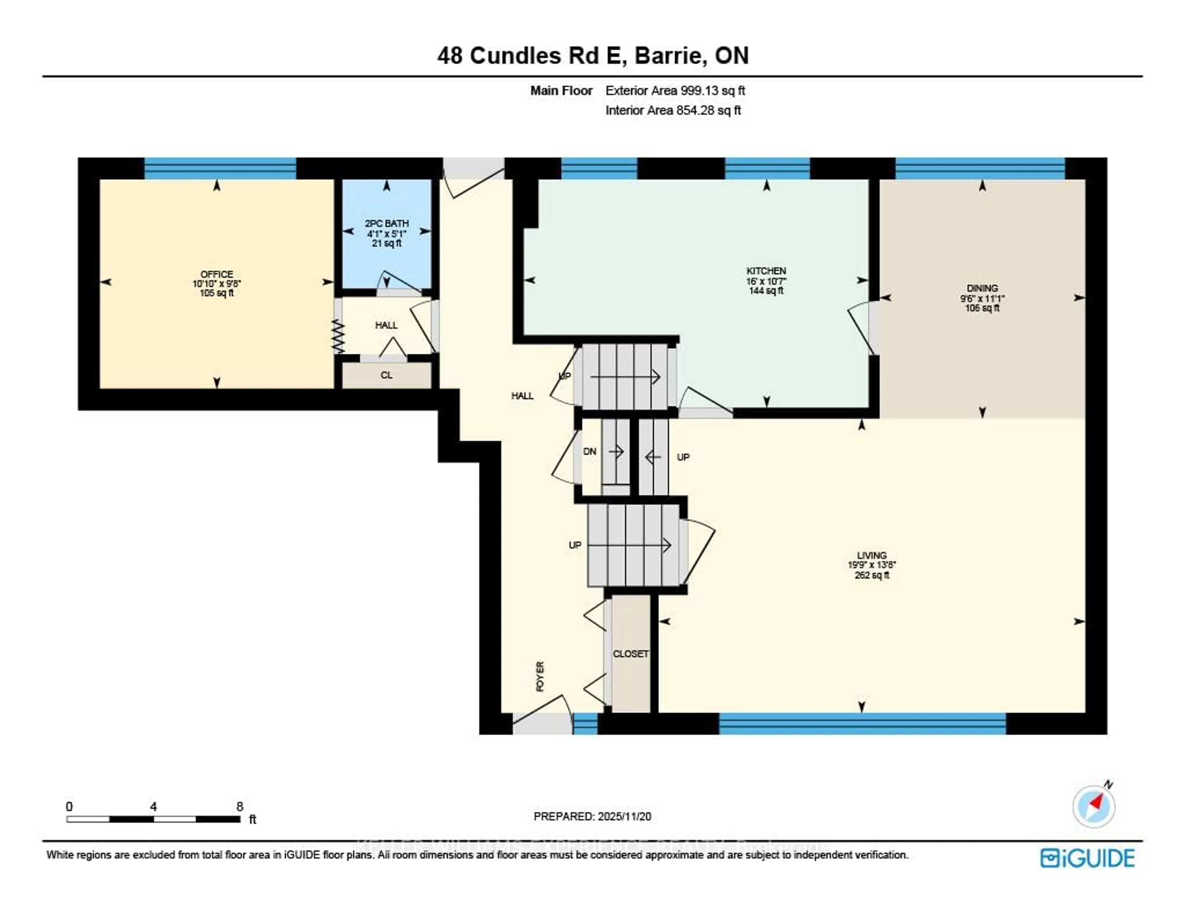 Floor plan for 48 Cundles Rd, Barrie Ontario L4M 2Z7