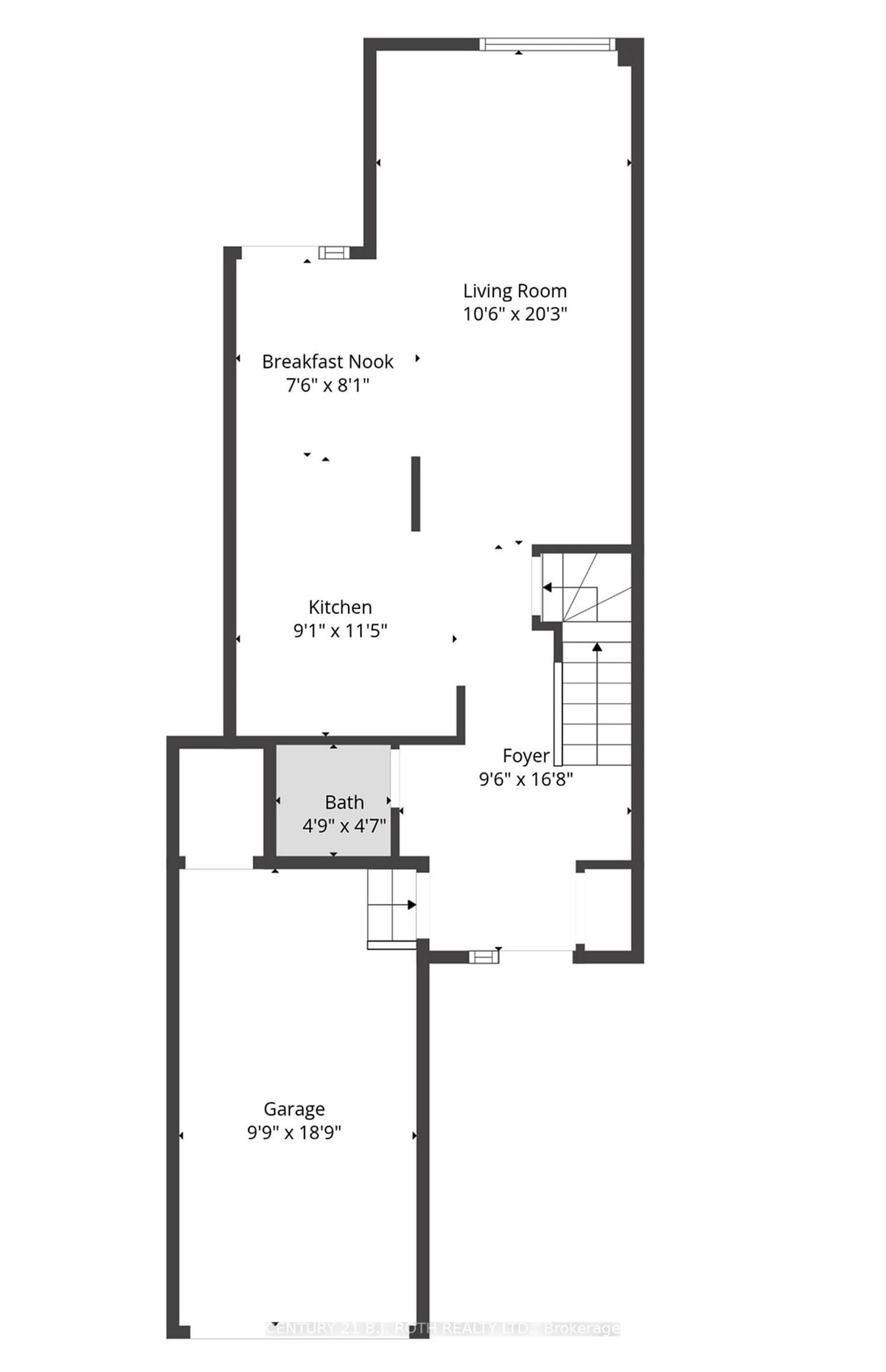 Floor plan for 359 FERNDALE Dr, Barrie Ontario L4N 9Y6