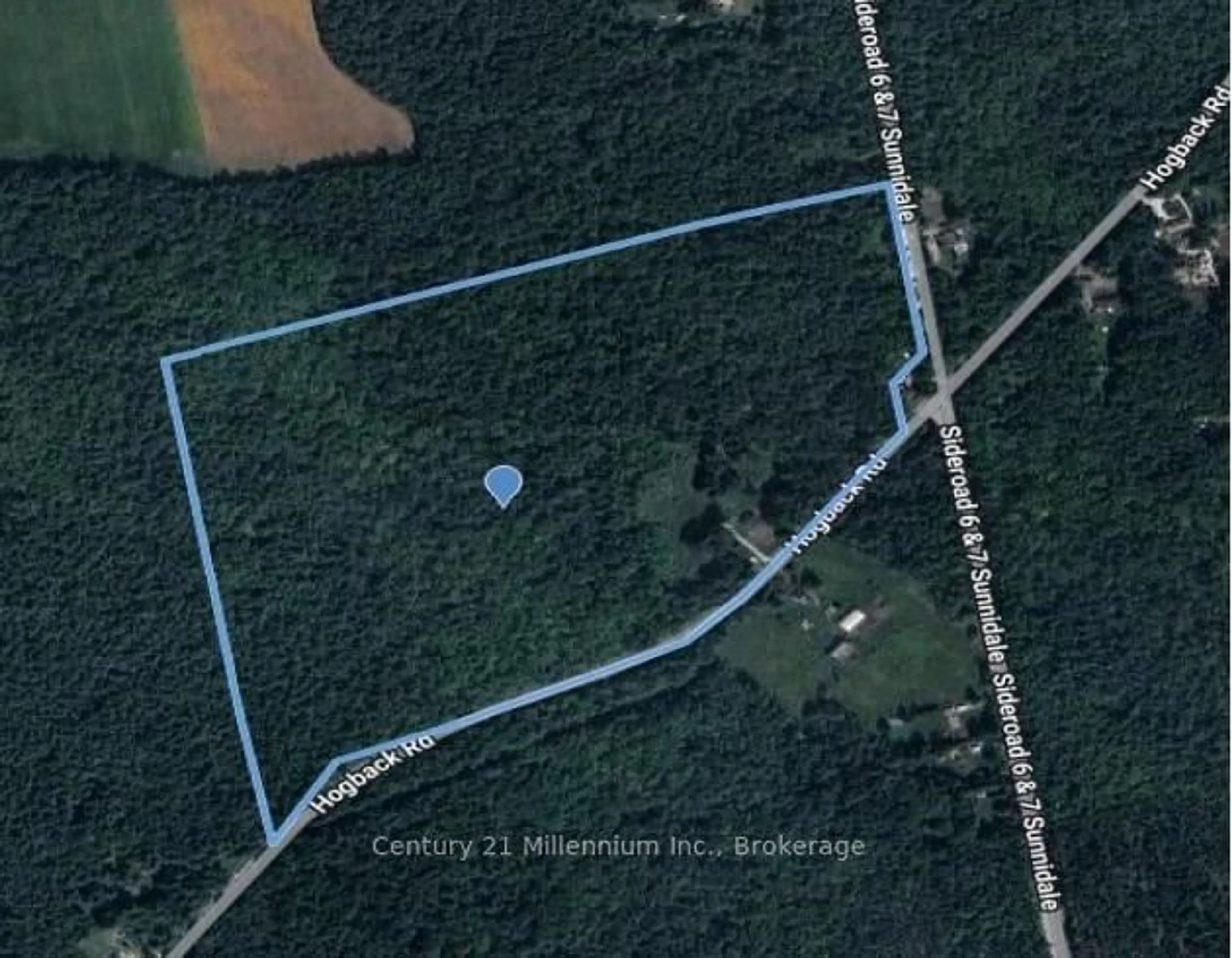 Picture of a map for 3664 Hogback Rd, Clearview Ontario L0M 1N0