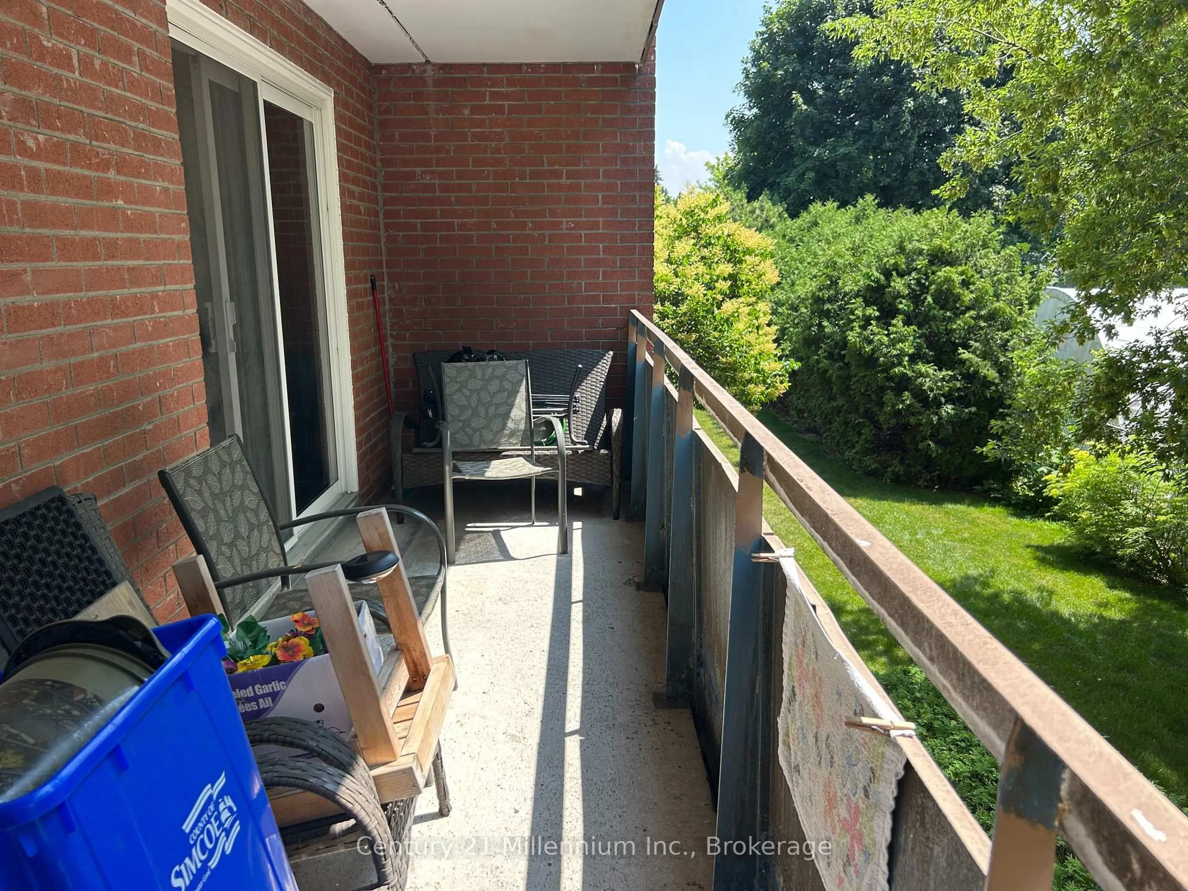 Balcony in the apartment, unknown for 460 Ontario St #202, Collingwood Ontario L9Y 4E5