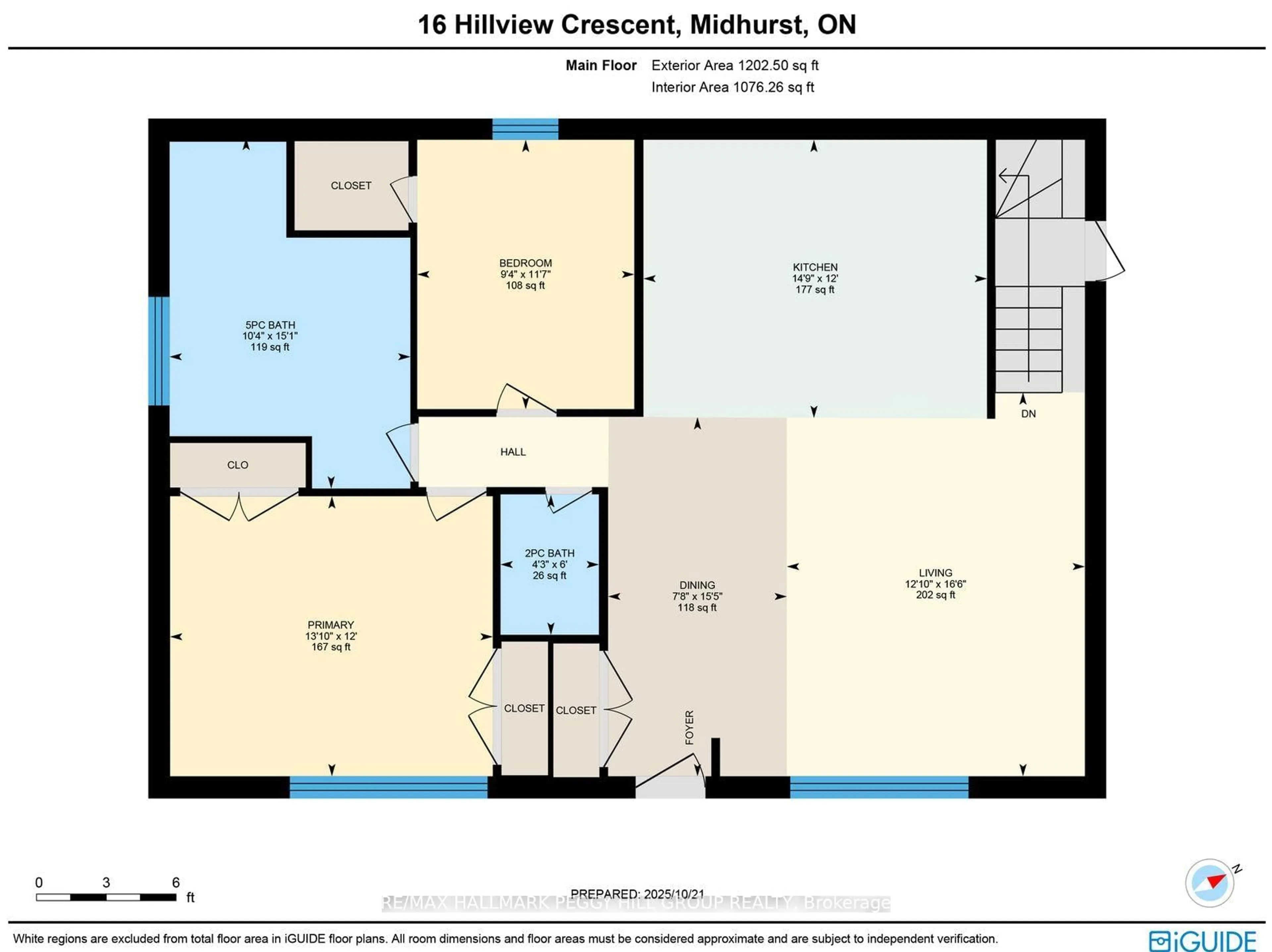 Floor plan for 16 Hillview Cres, Springwater Ontario L9X 1N4