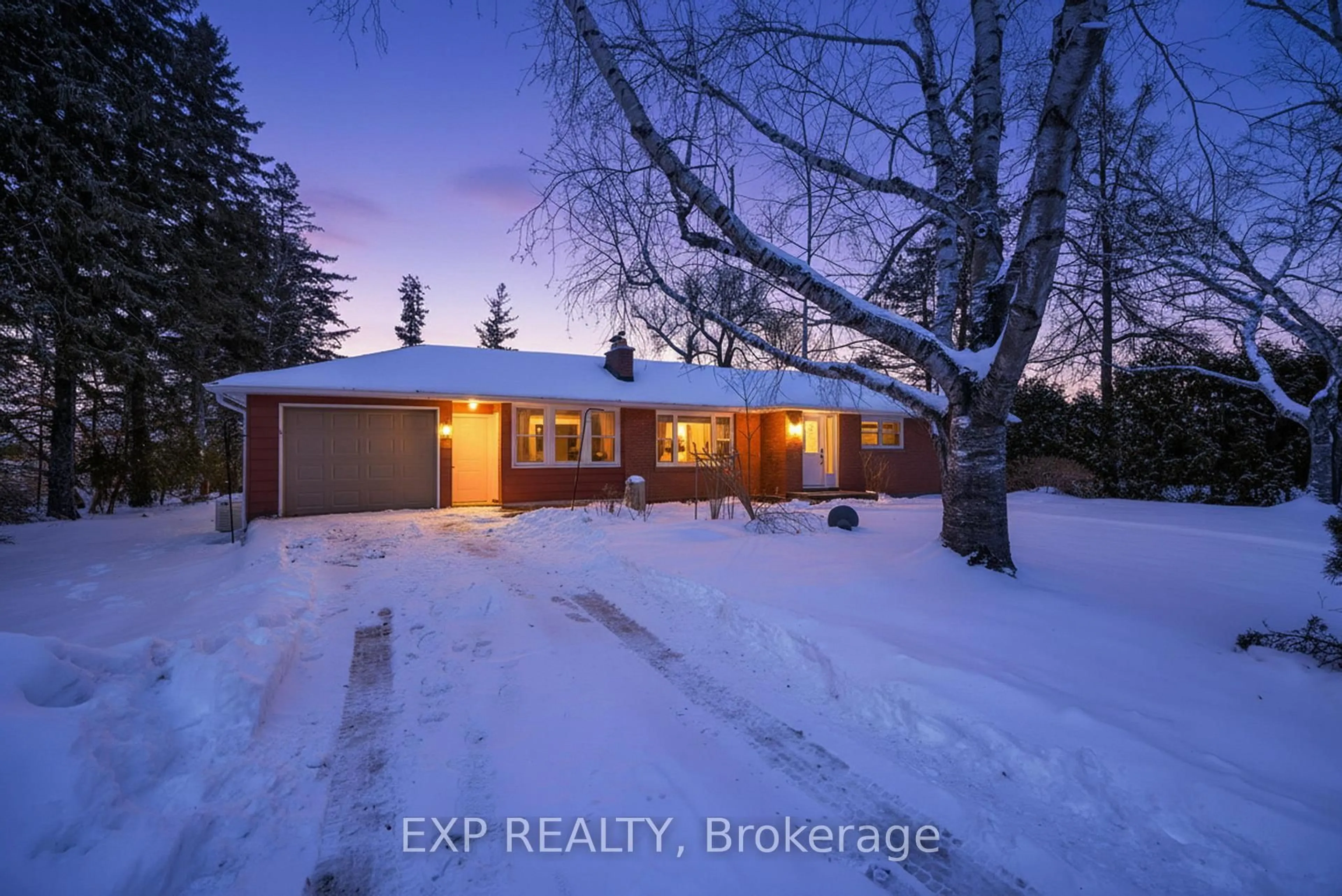 A pic from outside/outdoor area/front of a property/back of a property/a pic from drone, street for 2420 Ridge Rd, Oro-Medonte Ontario L0L 2L0