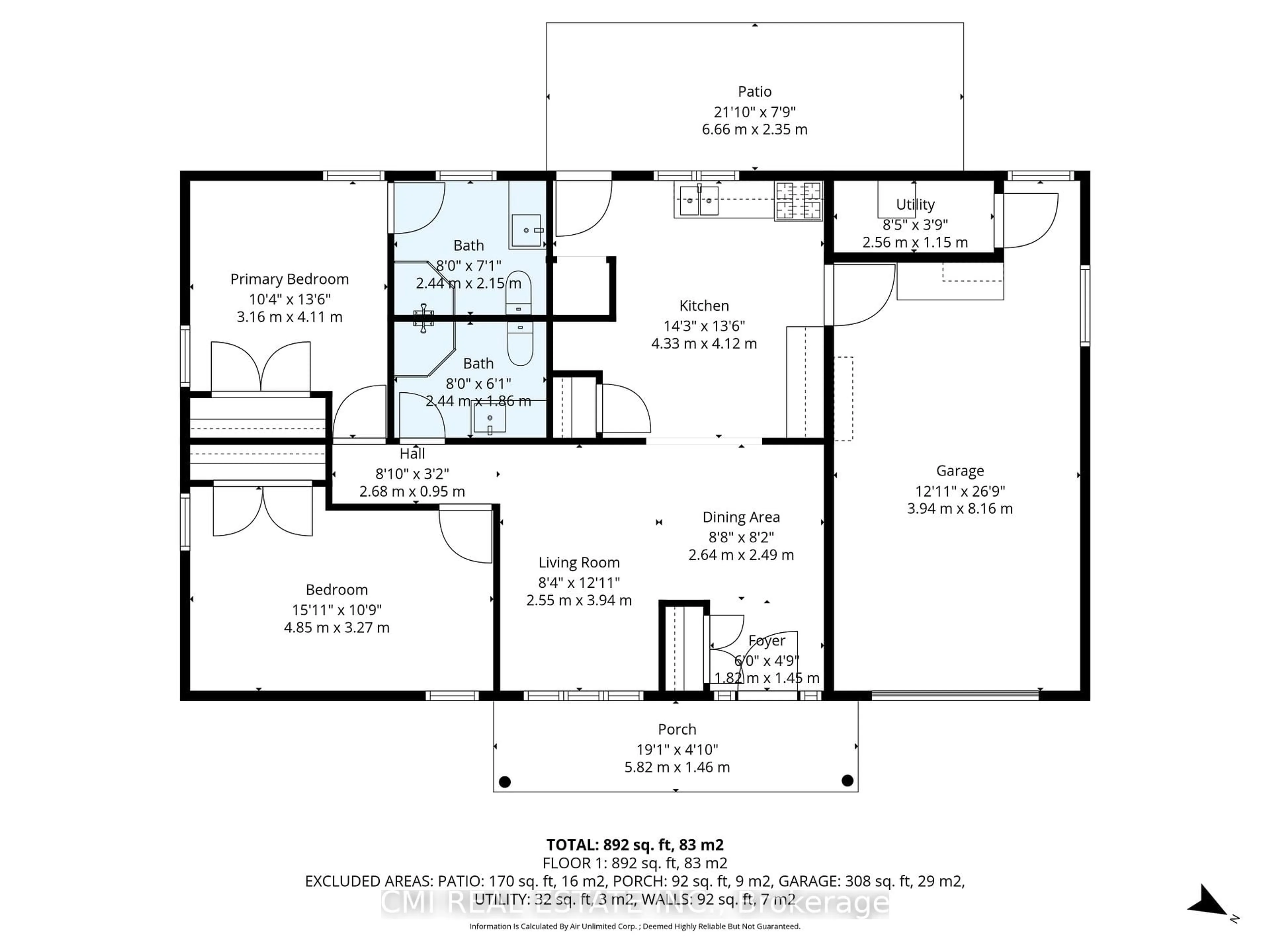 Floor plan for 484 7th Ave, Tay Ontario L0K 1R0