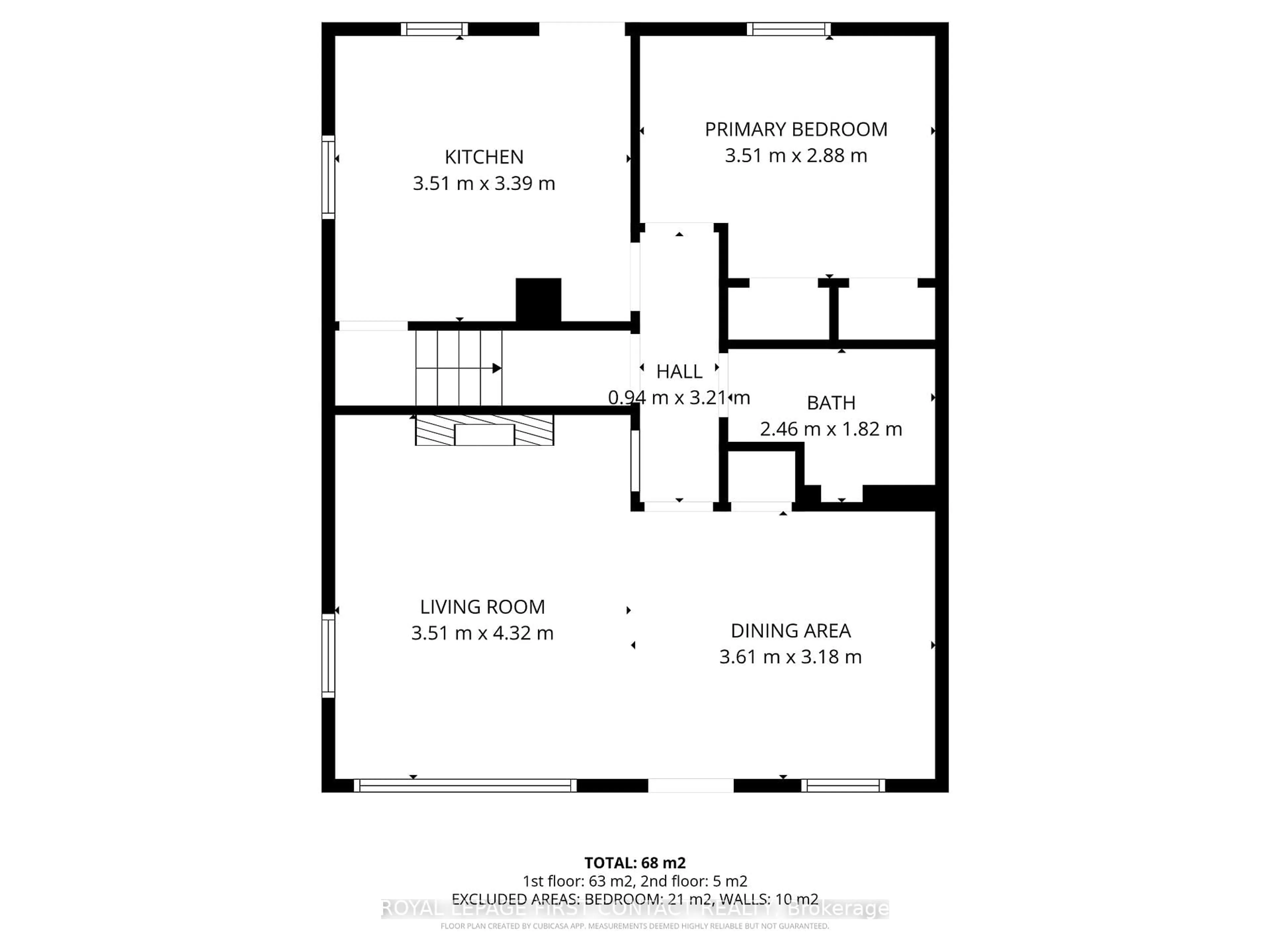 Floor plan for 315 Grenville Ave, Orillia Ontario L3V 2X7