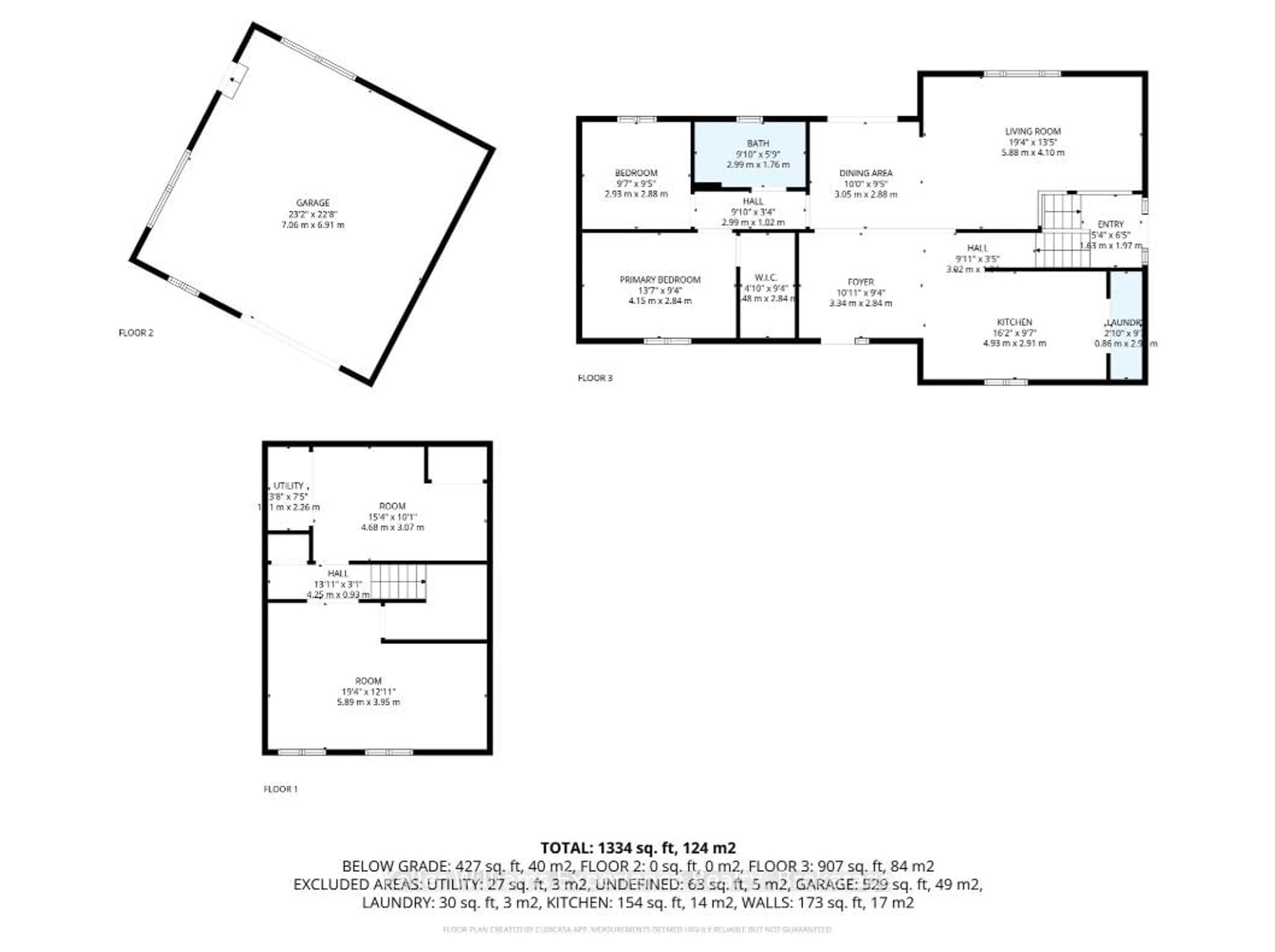 Floor plan for 1504 Golf Link Rd, Midland Ontario L4R 5L4