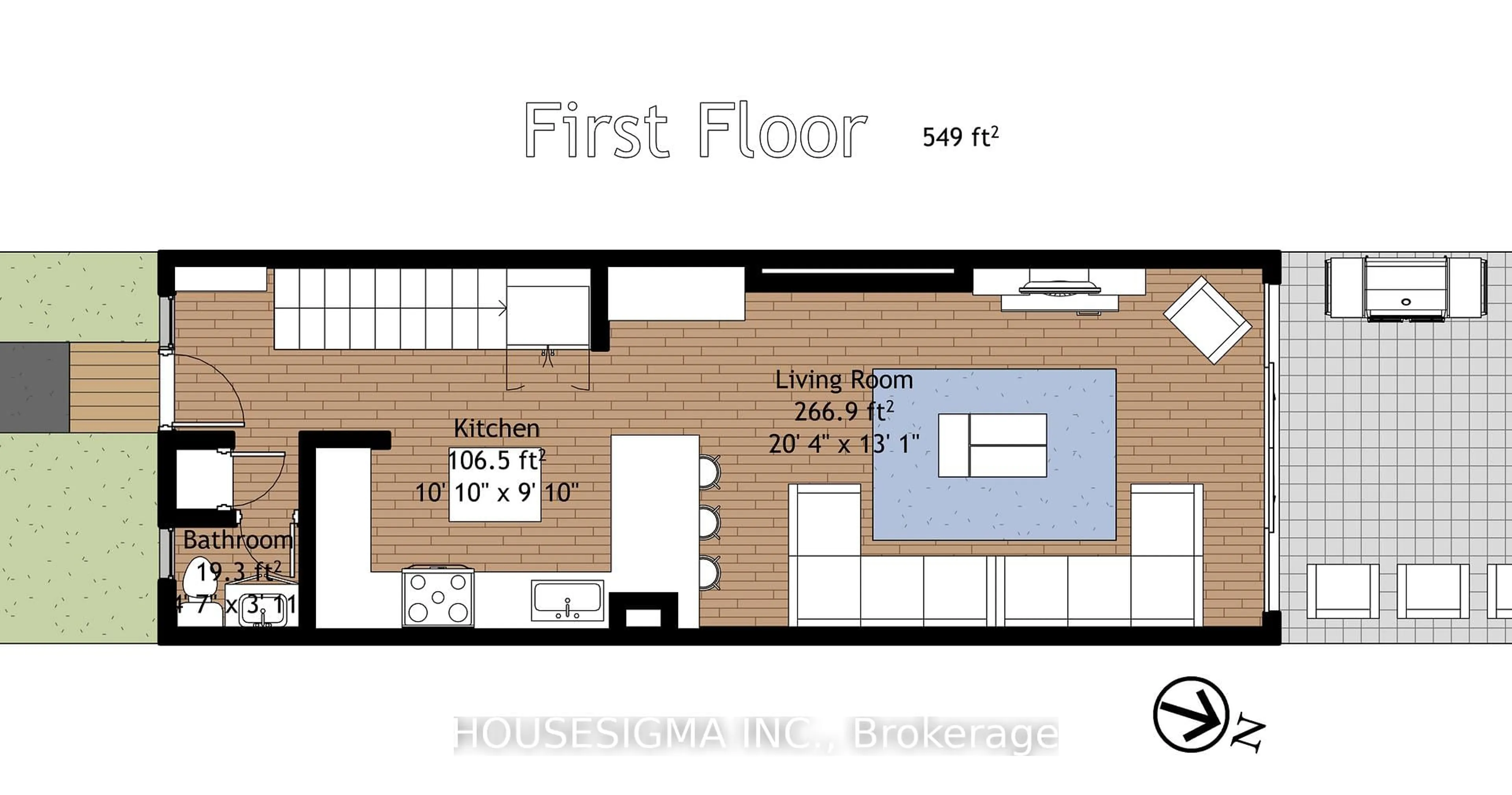 Floor plan for 4 Paradise Blvd #19, Ramara Ontario L0K 1B0