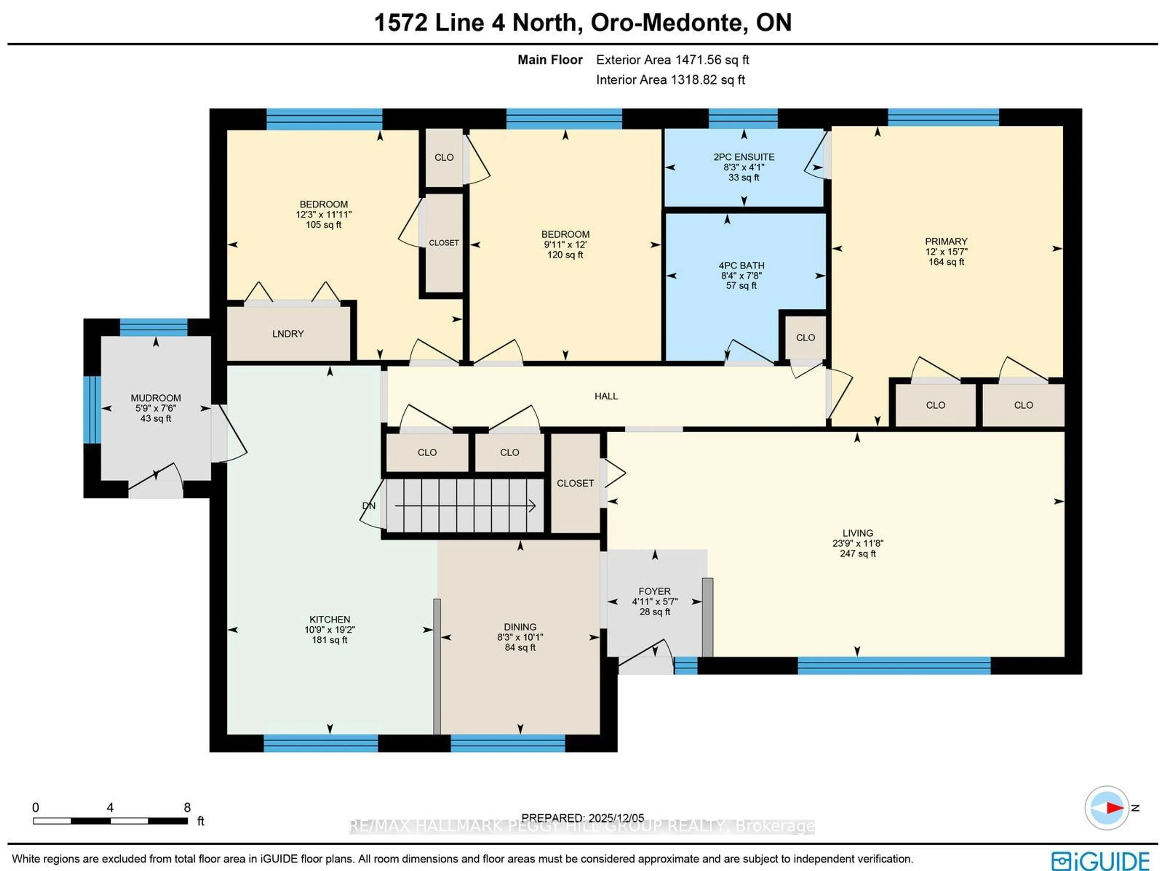 Floor plan for 1572 4 Line, Oro-Medonte Ontario L0L 2L0