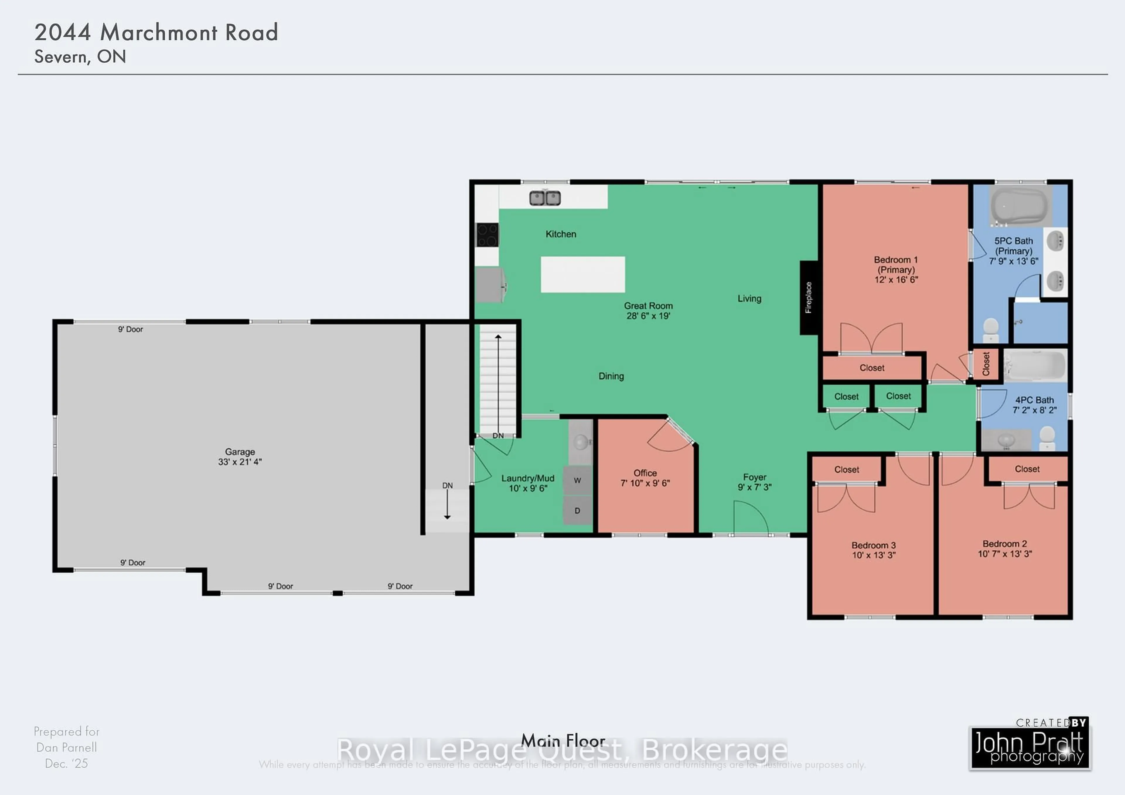 Floor plan for 2044 Marchmont Rd, Severn Ontario L3V 0V6