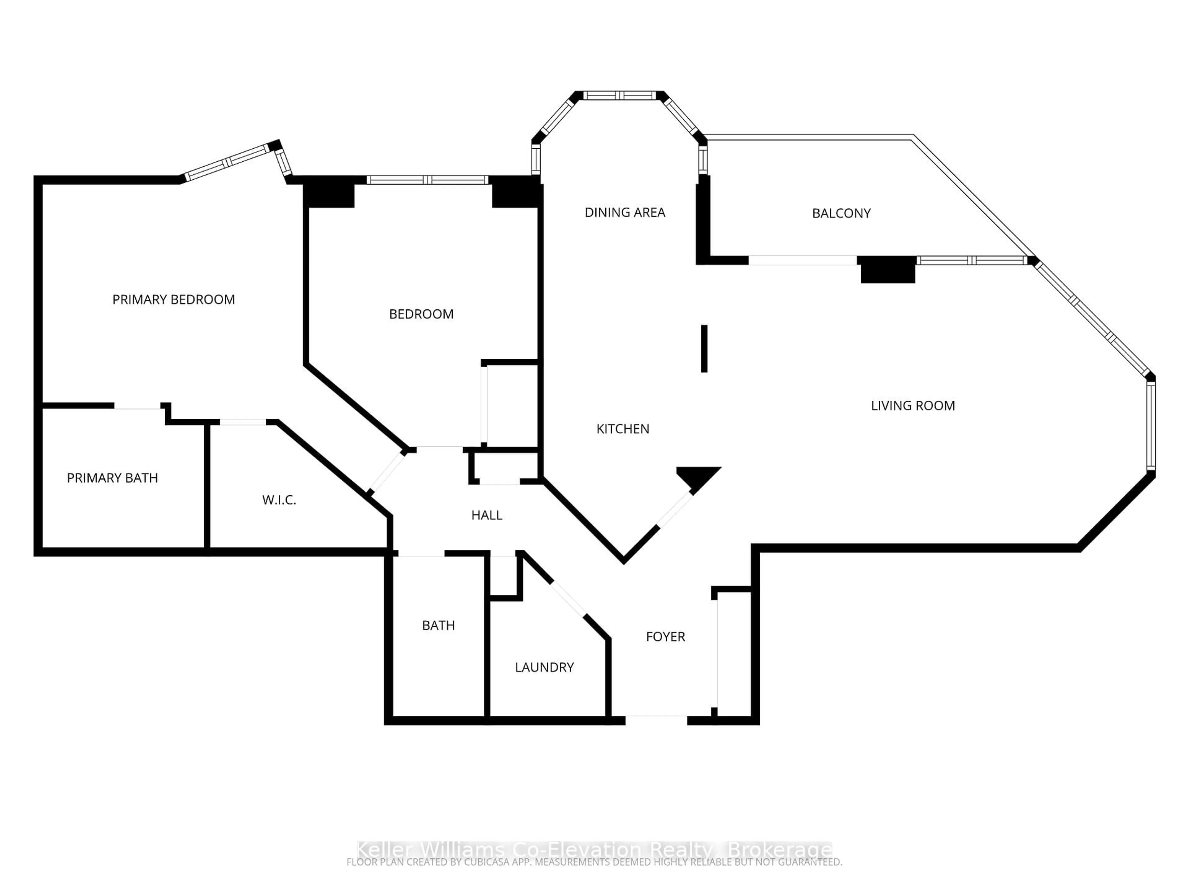 Floor plan for 6 Toronto St St #1601, Barrie Ontario L4N 9R2