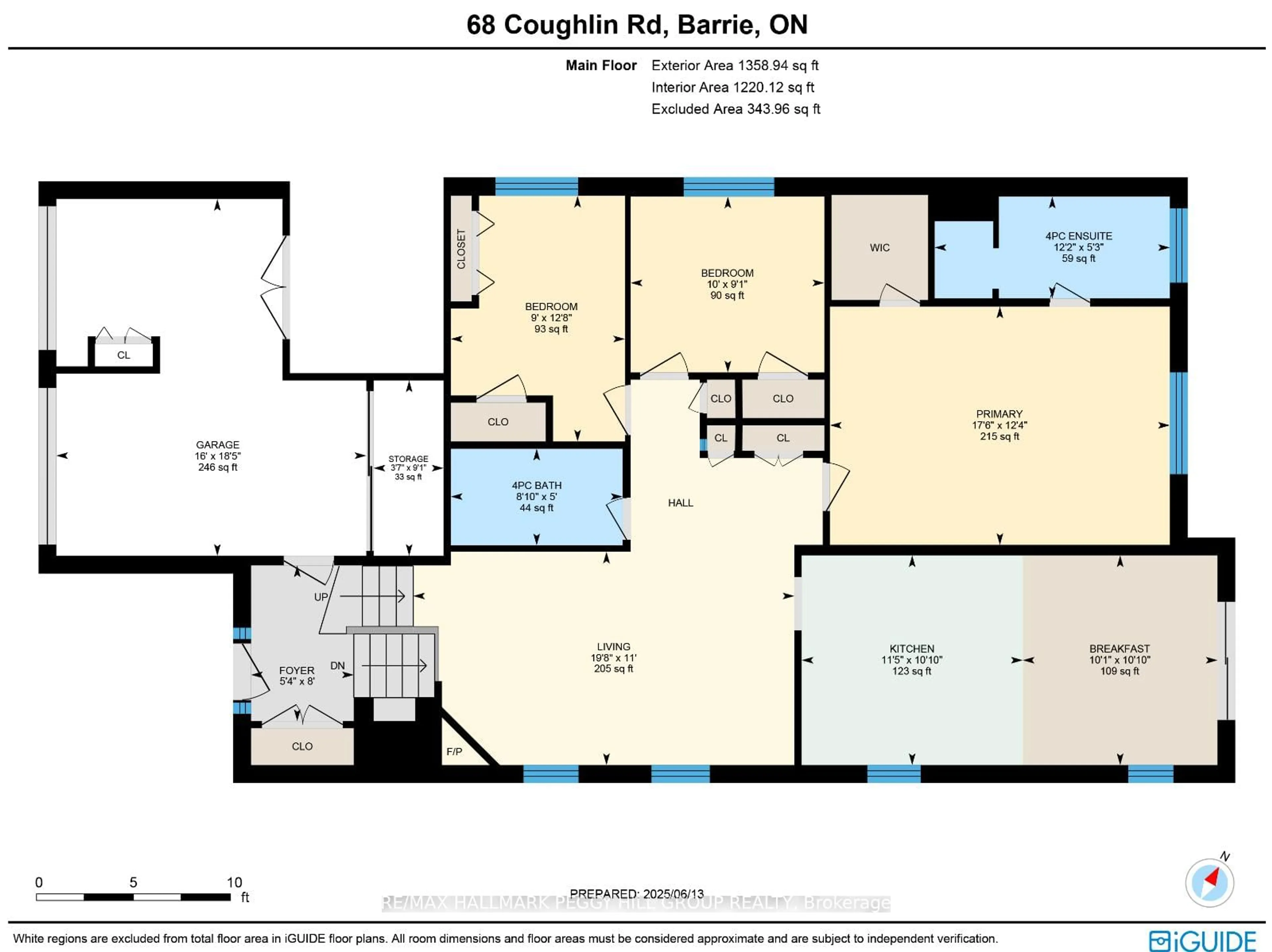 Floor plan for 68 Coughlin Rd, Barrie Ontario L4N 0L5