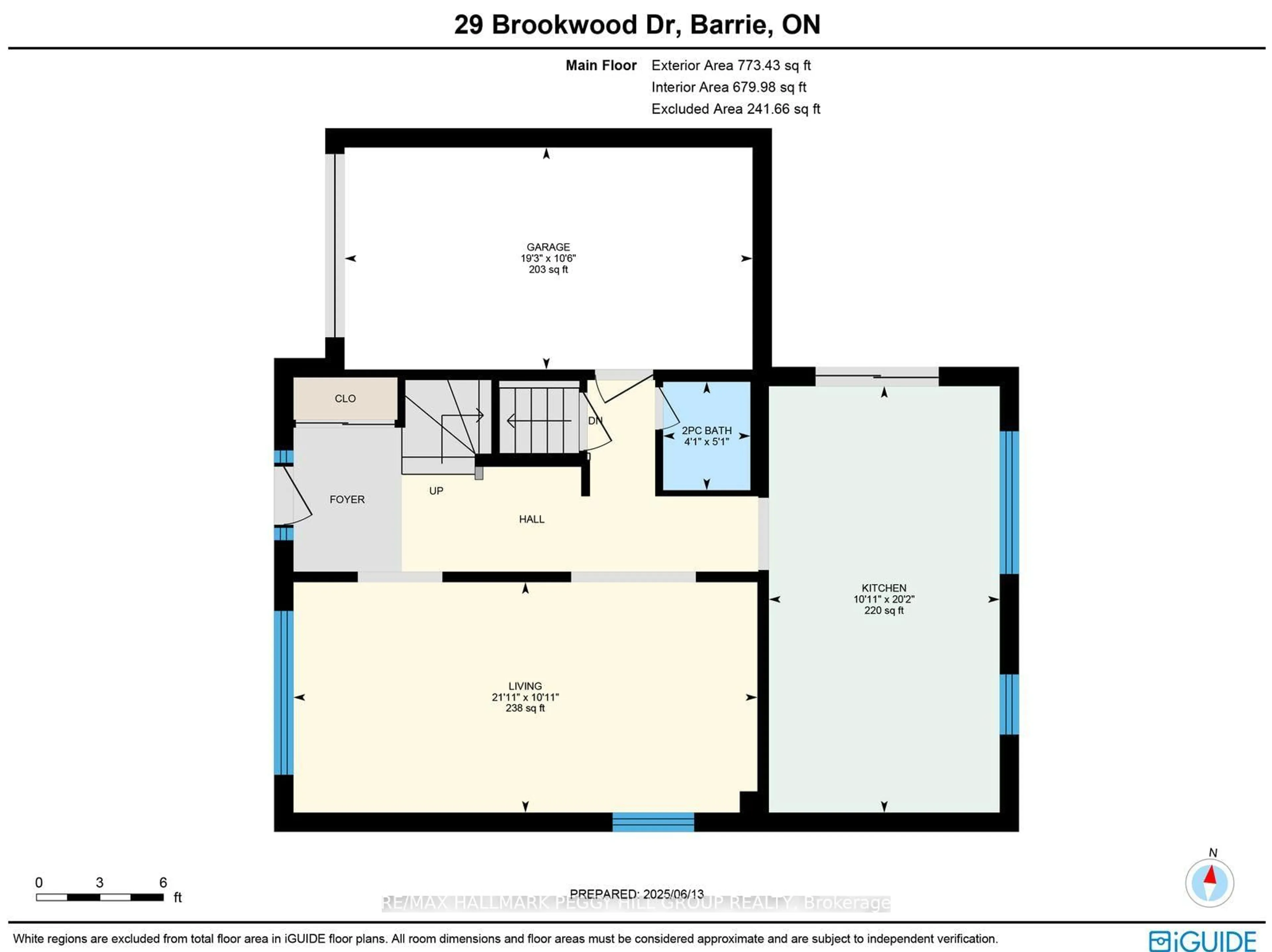 Floor plan for 29 Brookwood Dr, Barrie Ontario L4N 0Z1