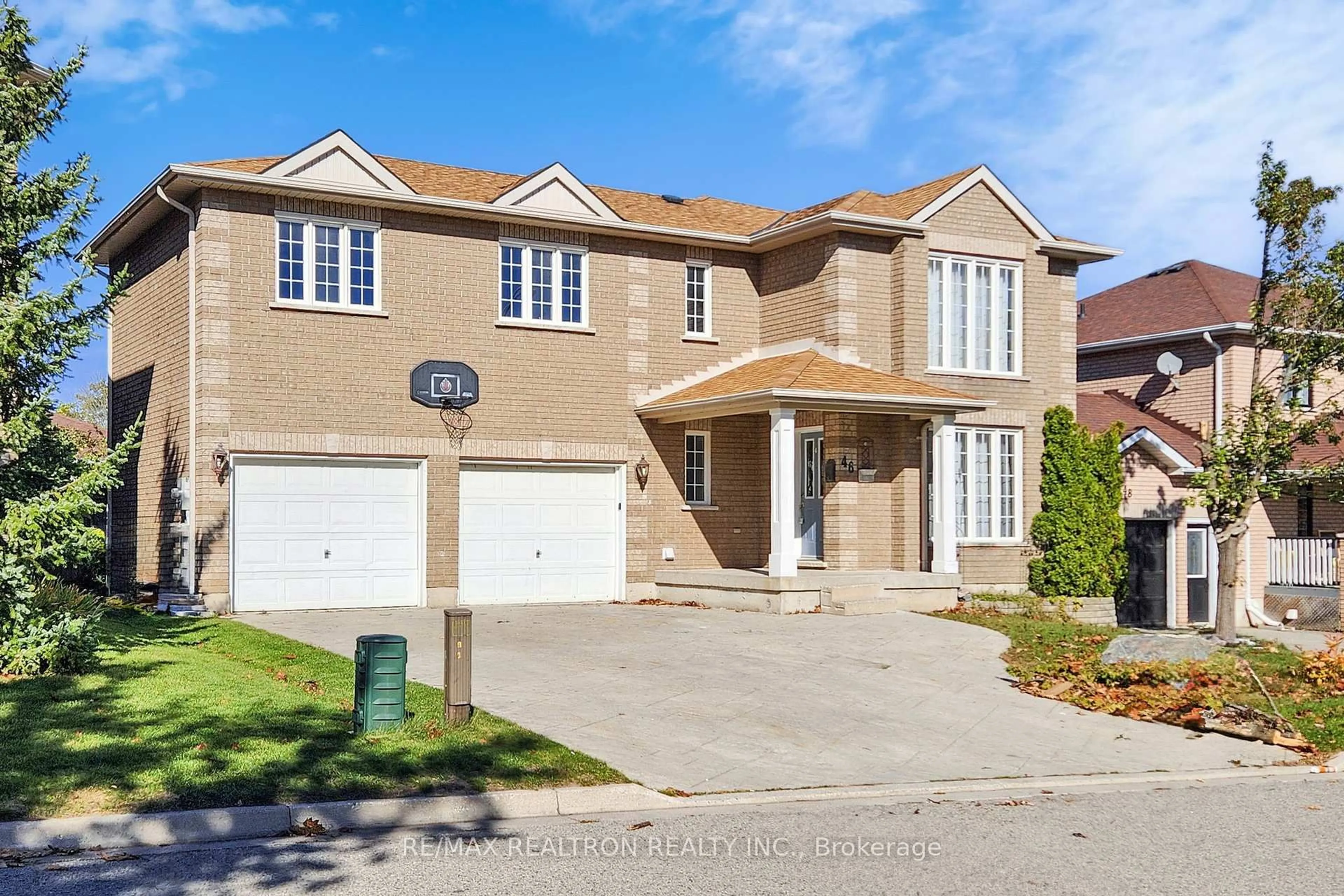 Home with brick exterior material, street for 46 Watson Dr, Barrie Ontario L4M 6W7