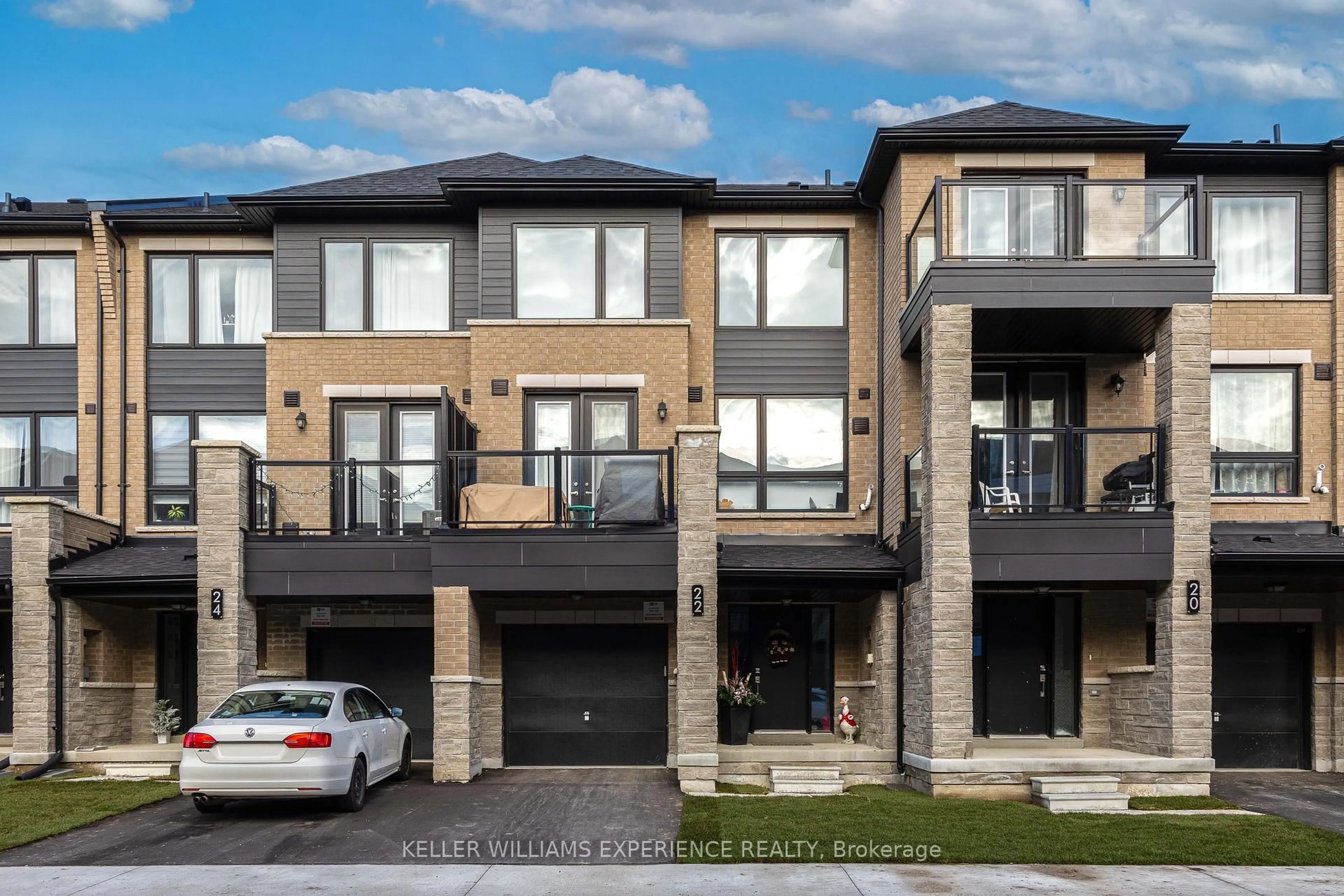 Home with brick exterior material, street for 22 Red Maple Lane, Barrie Ontario L9J 0N4