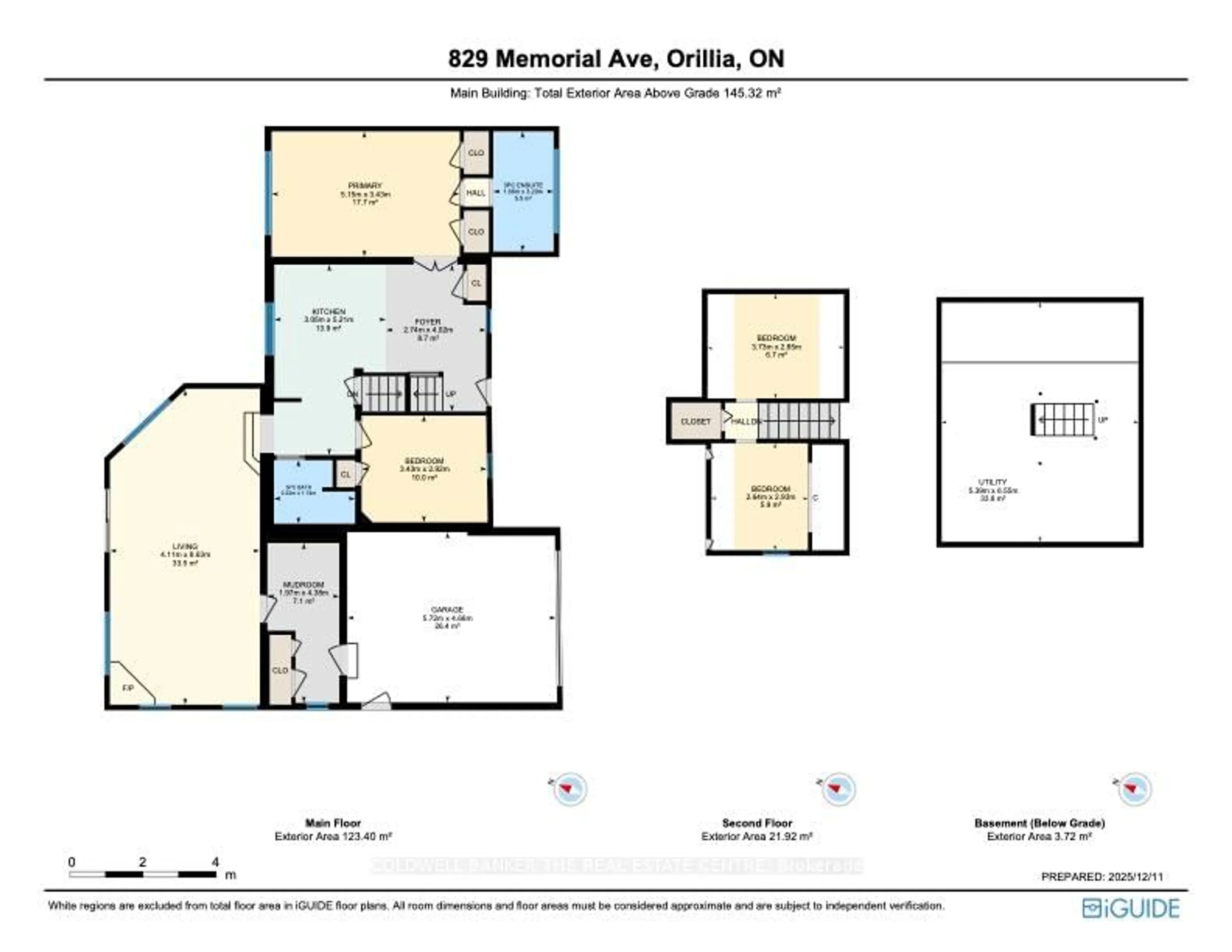 Floor plan for 829 Memorial Ave, Orillia Ontario L3V 0T7